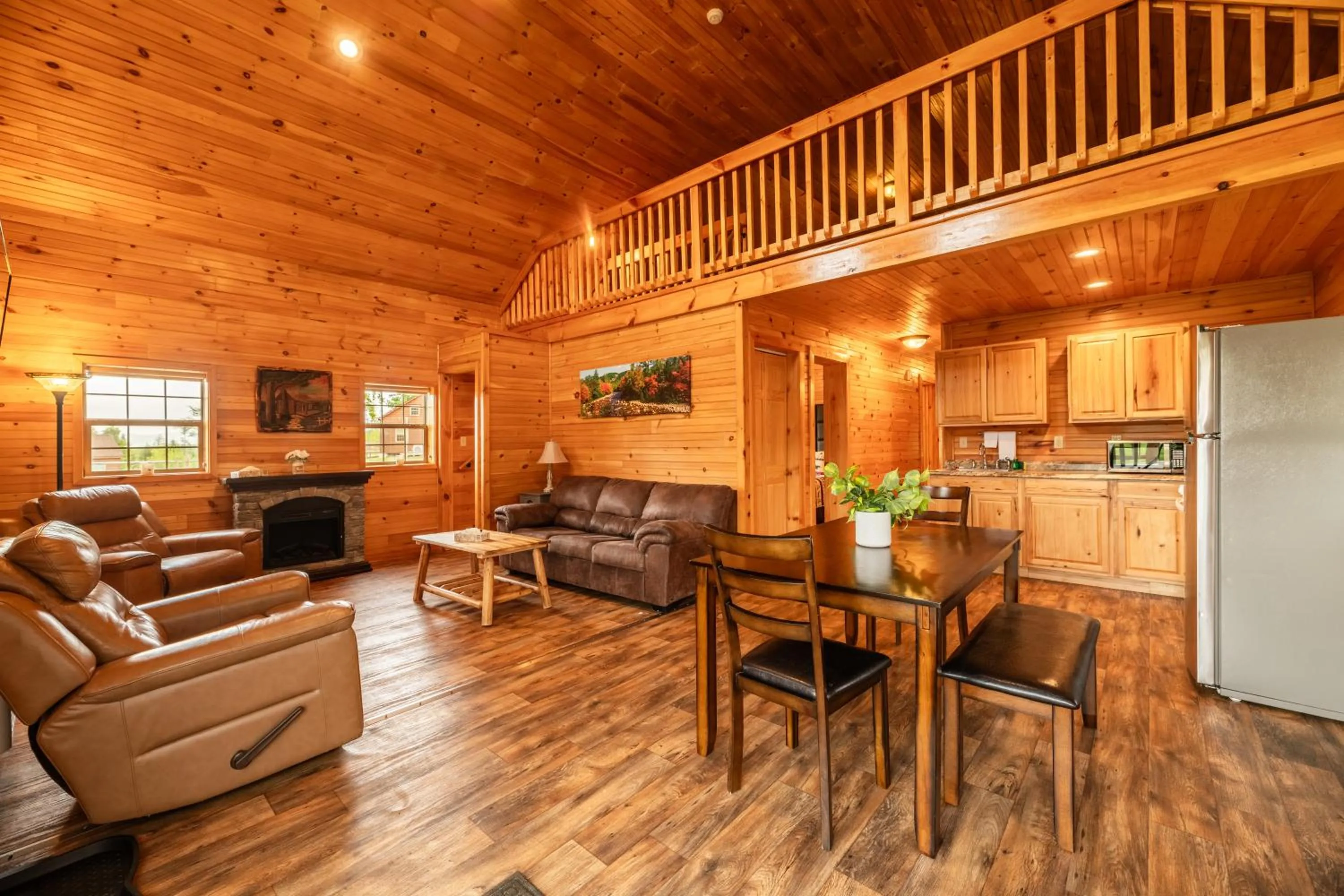 Living room in Presidential Mountain Resort