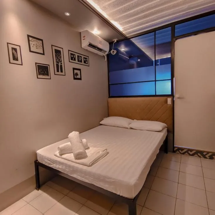 Bed in Hotel Snow Angeles