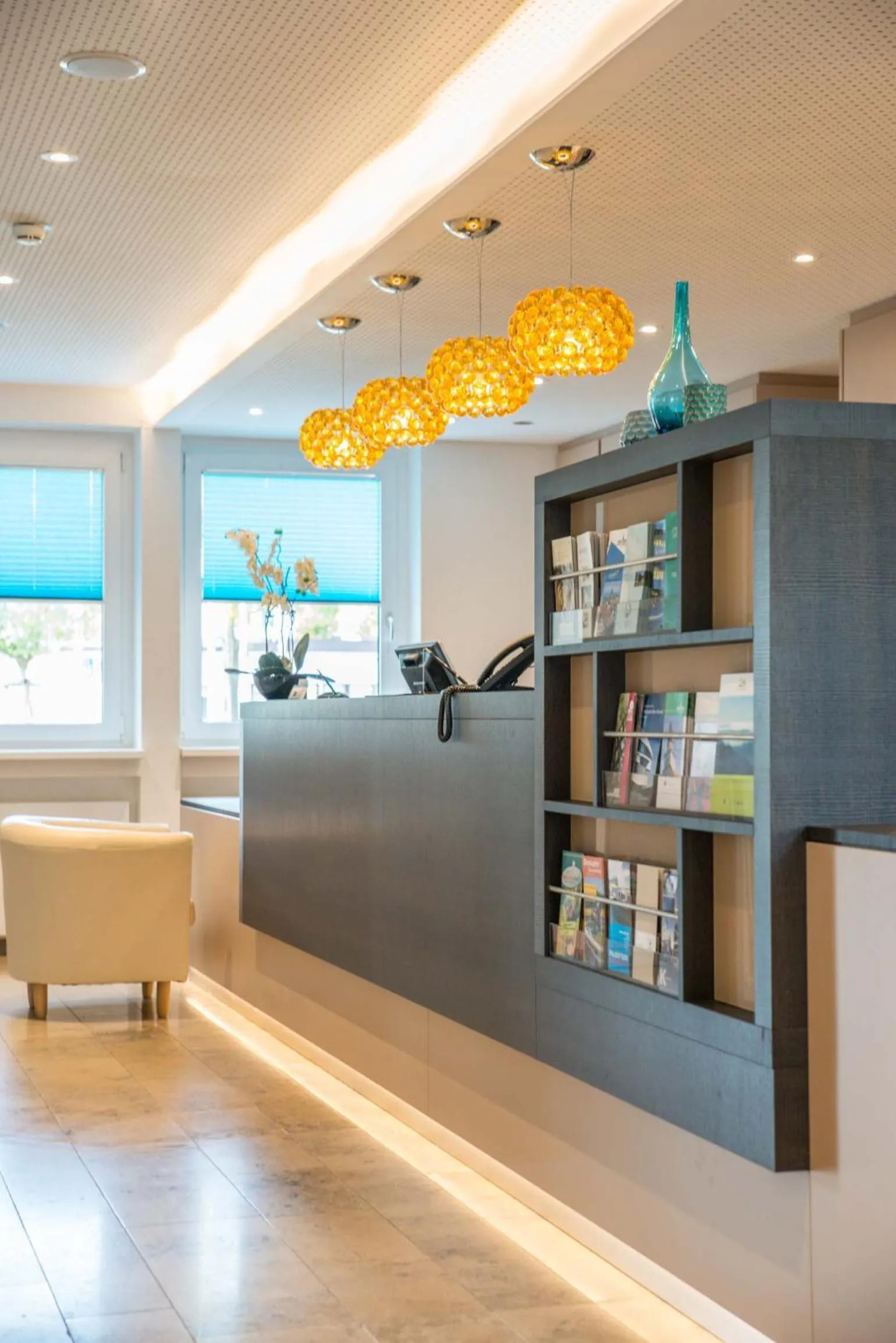 Lobby or reception in ateckhotel Kirchheim/Teck