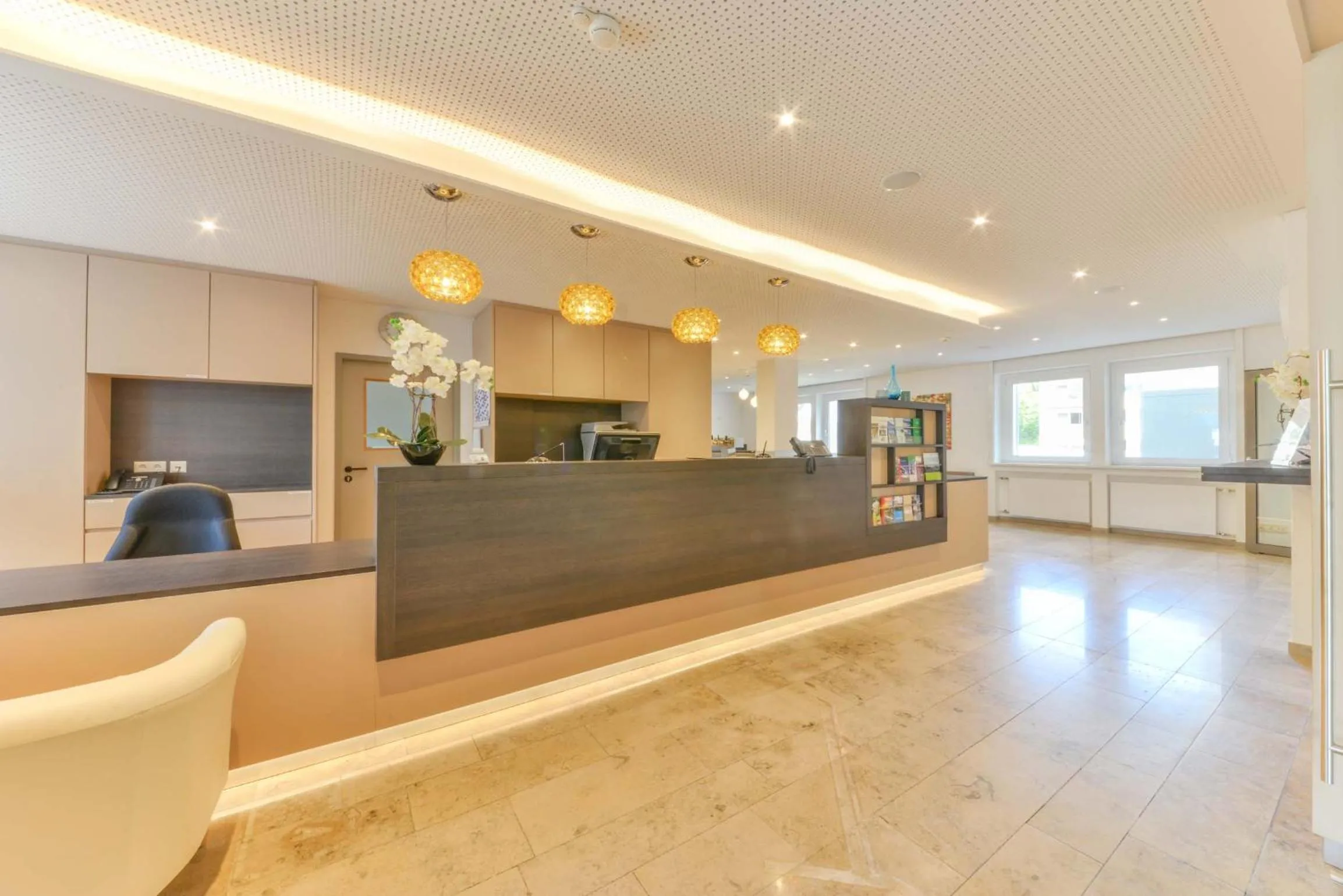 Lobby or reception in ateckhotel Kirchheim/Teck