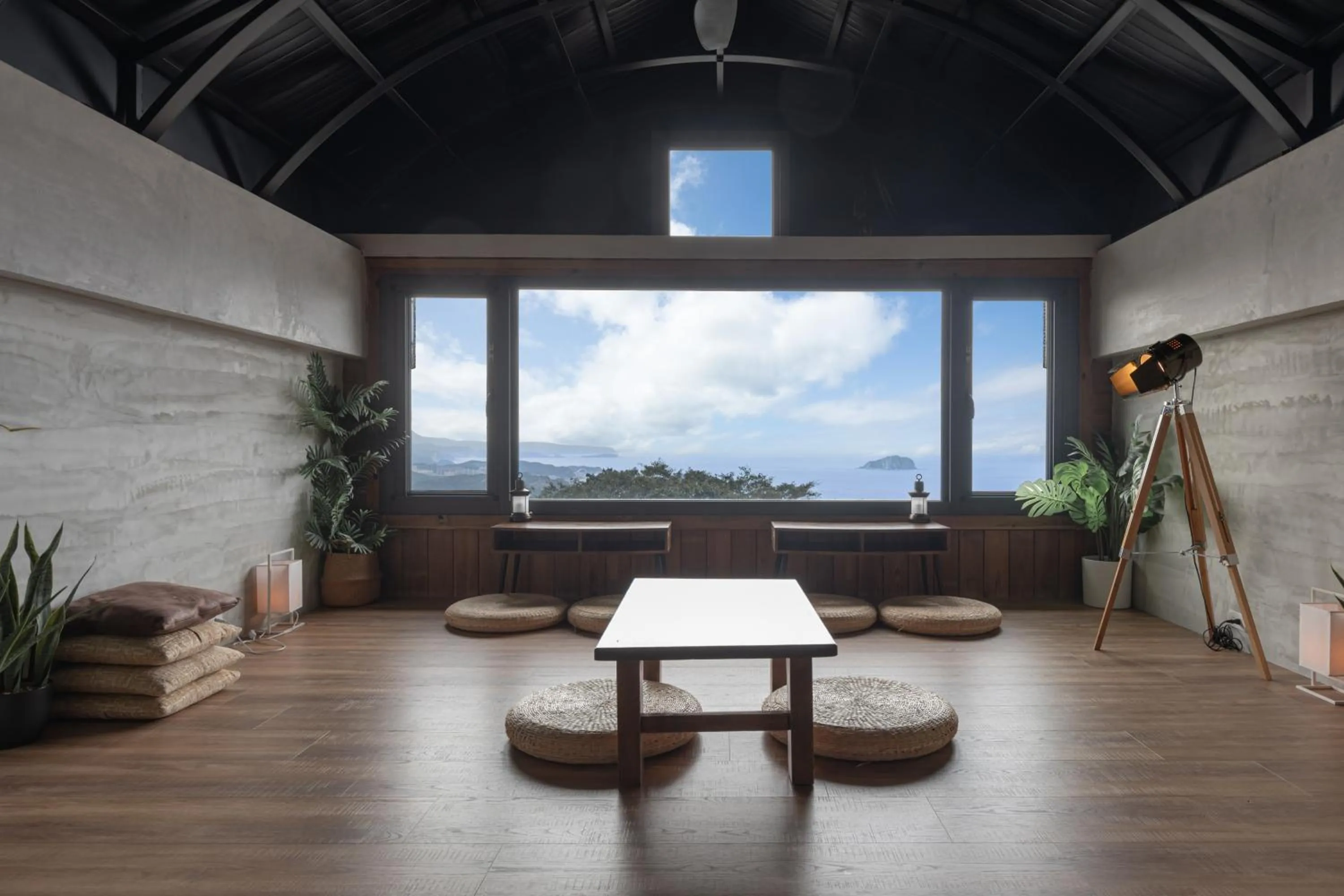 Seating area in Jiufen The Ocean Theory