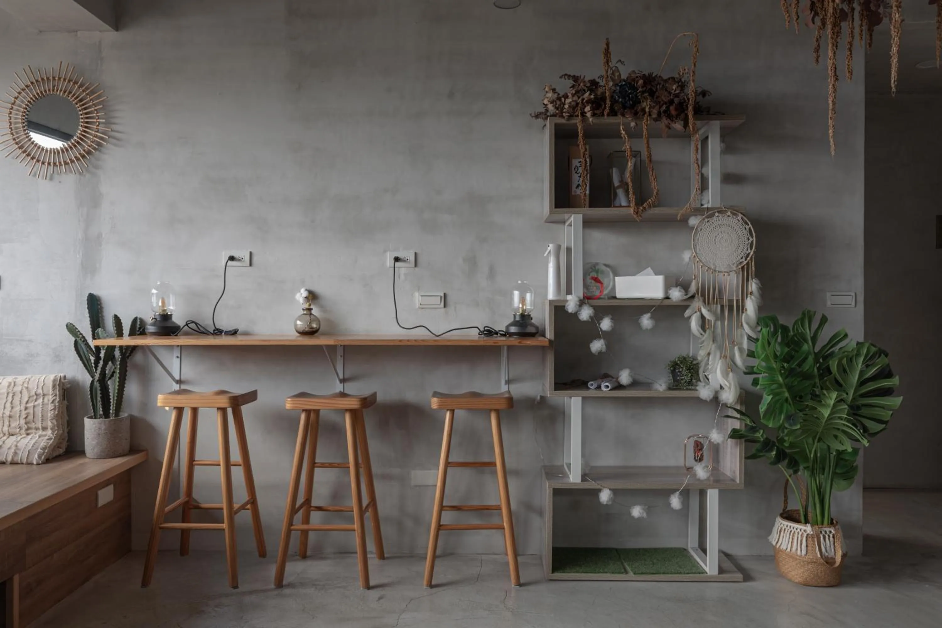 Seating area in Jiufen The Ocean Theory