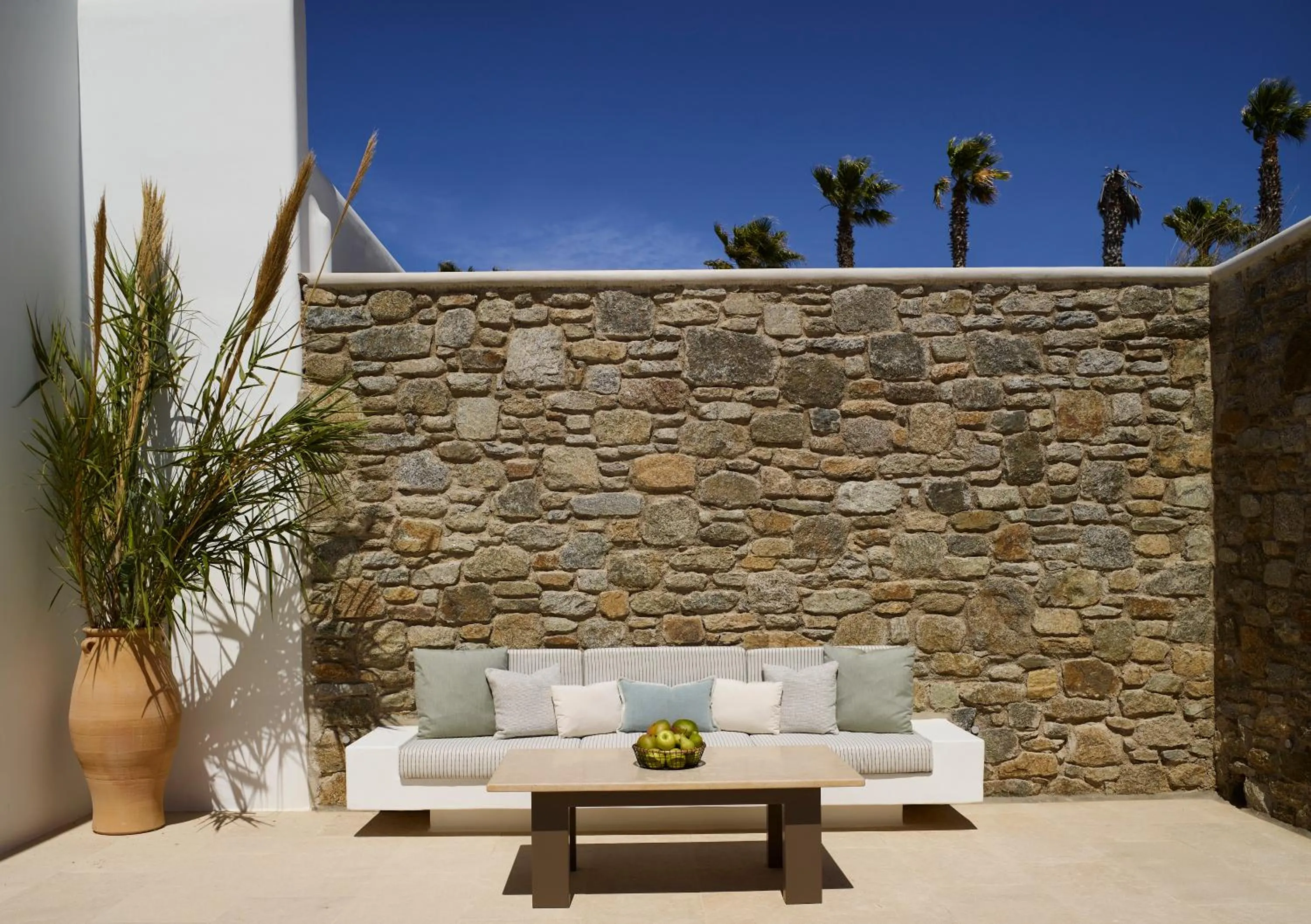 Seating area in Bonzoe Suites & Villas