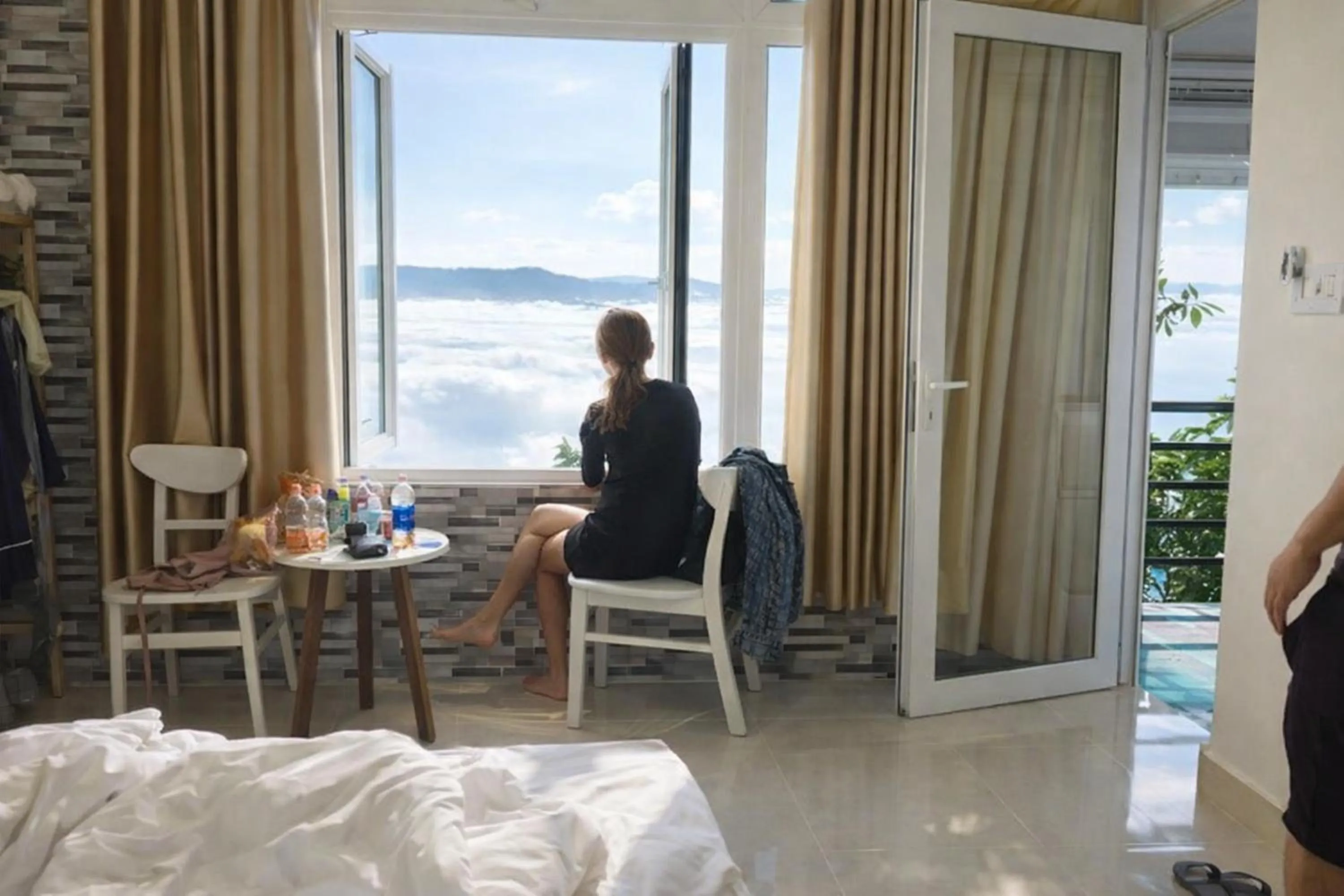 Balcony/Terrace in Da Lat Ngoi Sao Viet