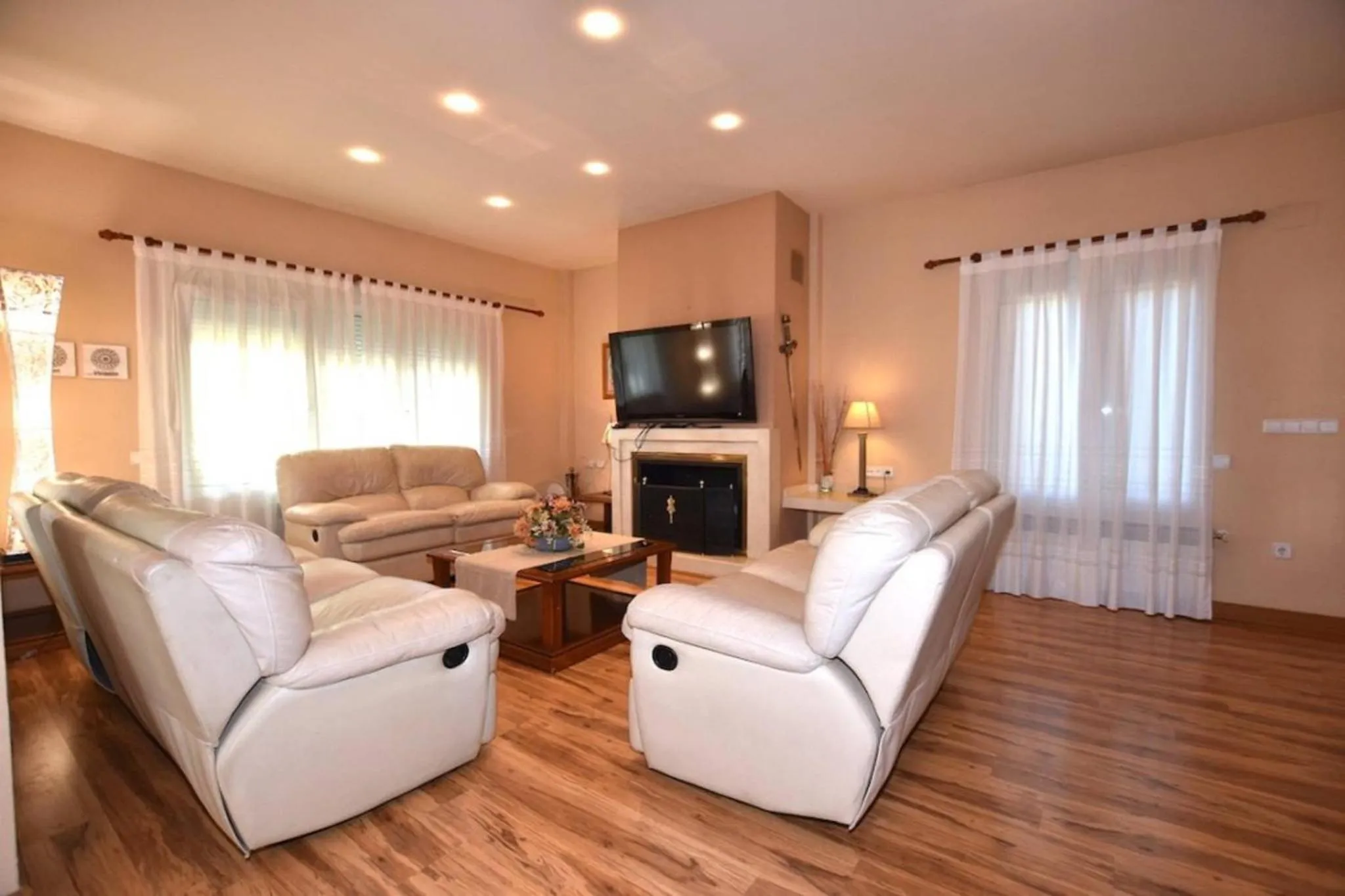 Communal lounge/ TV room in Torreta Of Gormaig, House with swimming pool