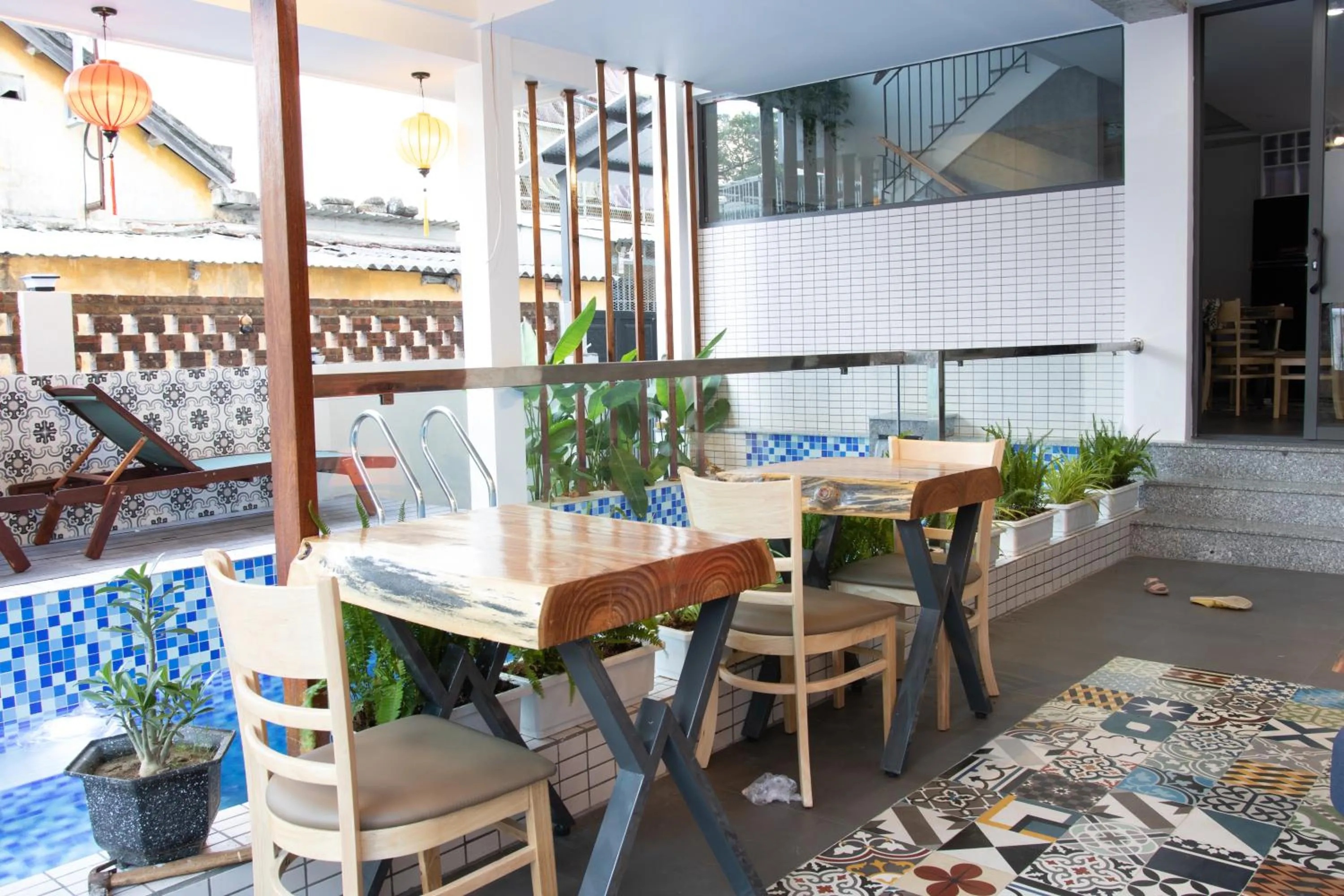 Seating area in HOI AN HEART LODGE