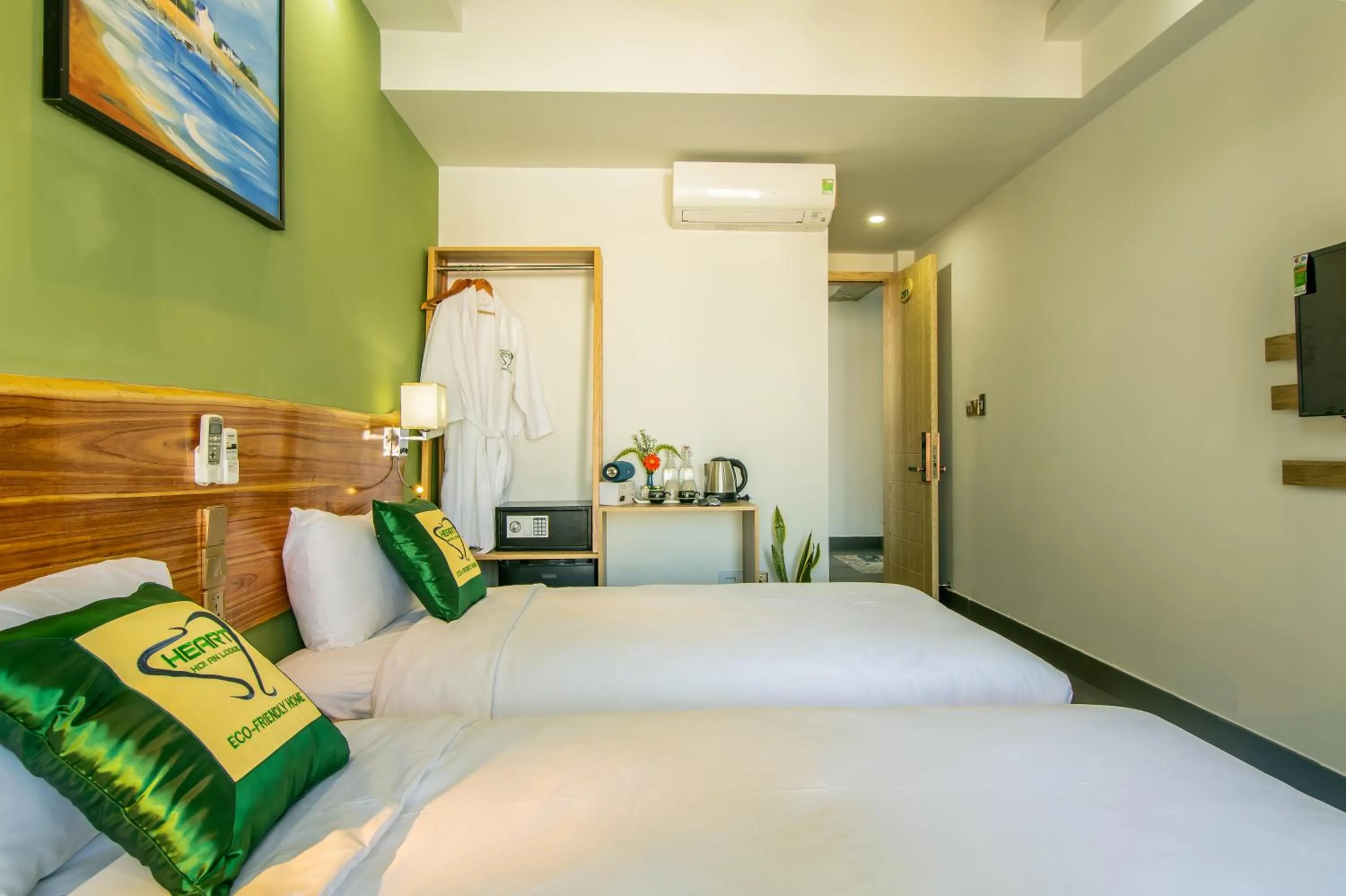 Bed in HOI AN HEART LODGE