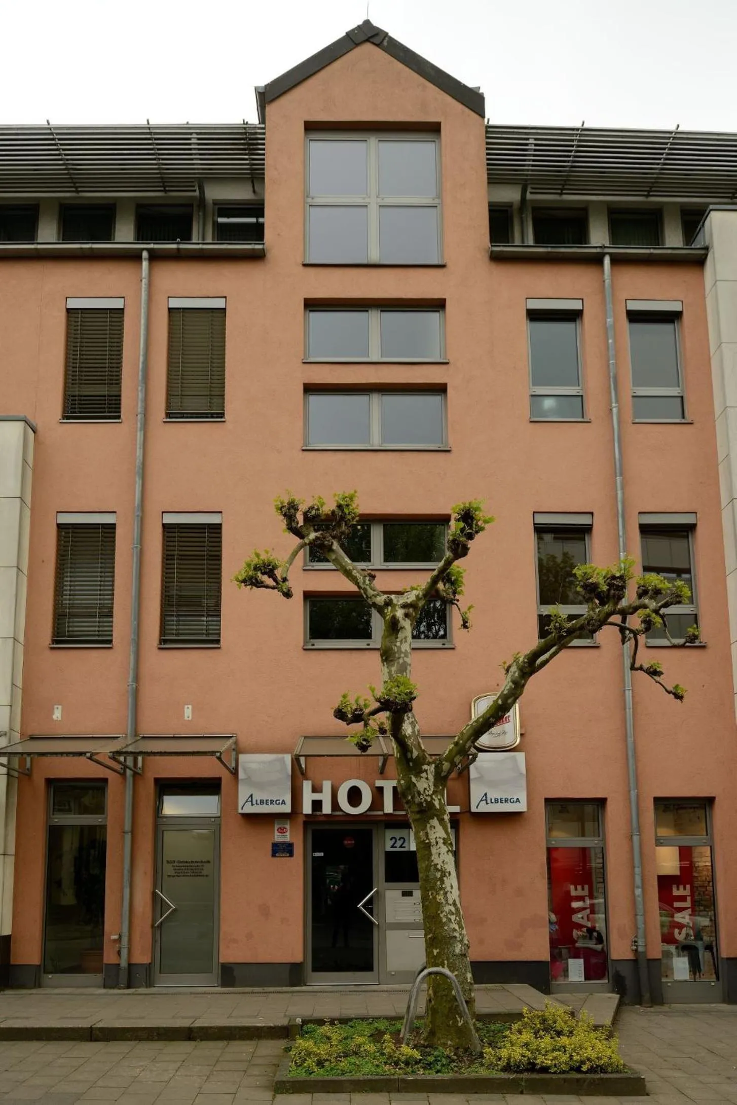 Facade/entrance in Hotel Alberga