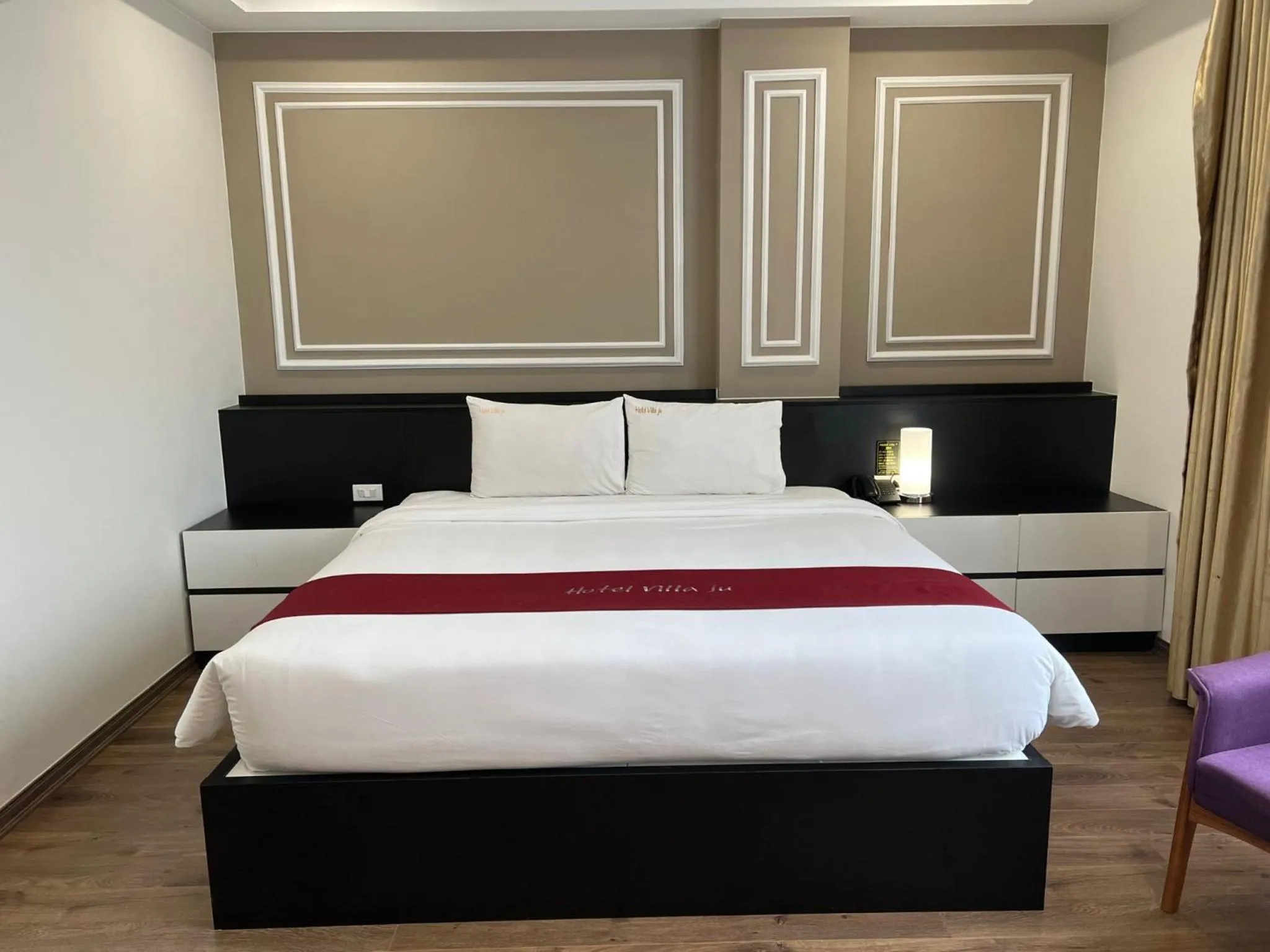 Bed in Hotel Villa Ju