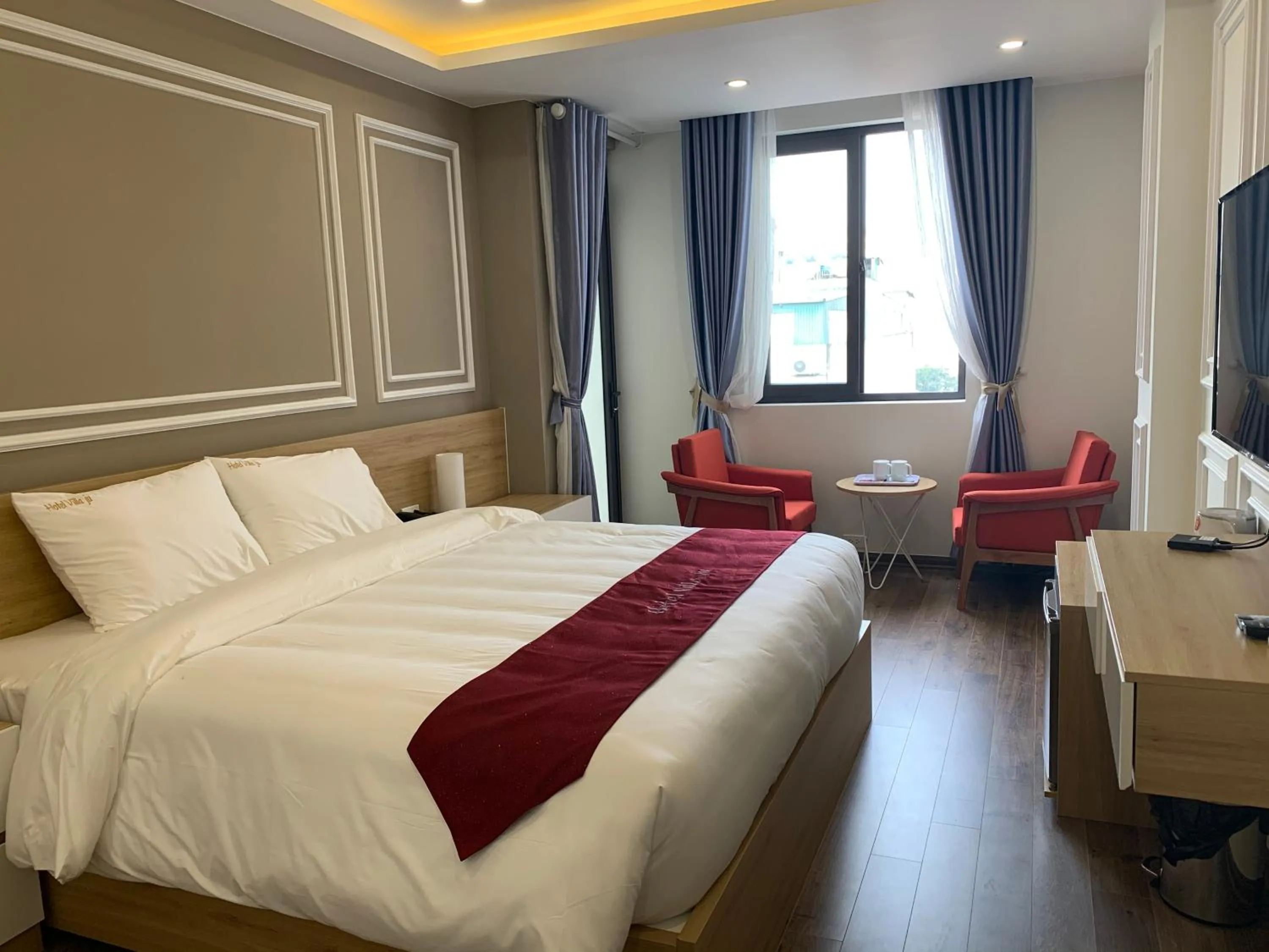 Bed in Hotel Villa Ju