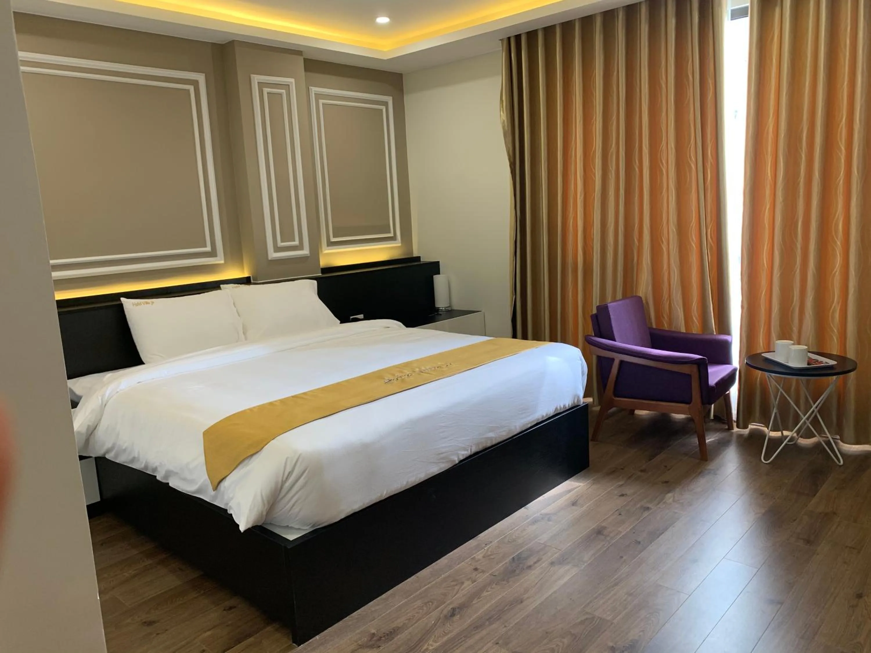 Bed in Hotel Villa Ju