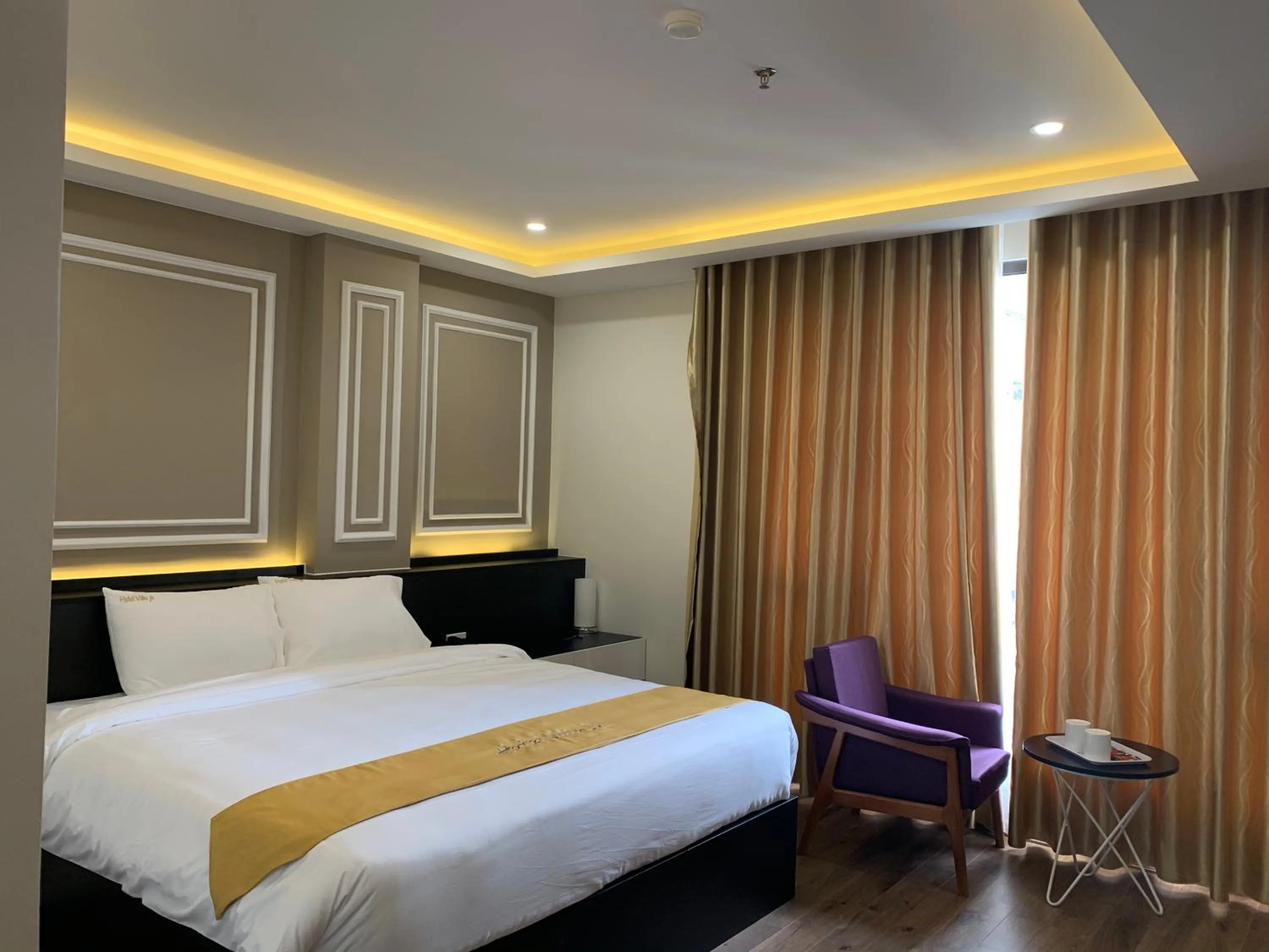 Bed in Hotel Villa Ju