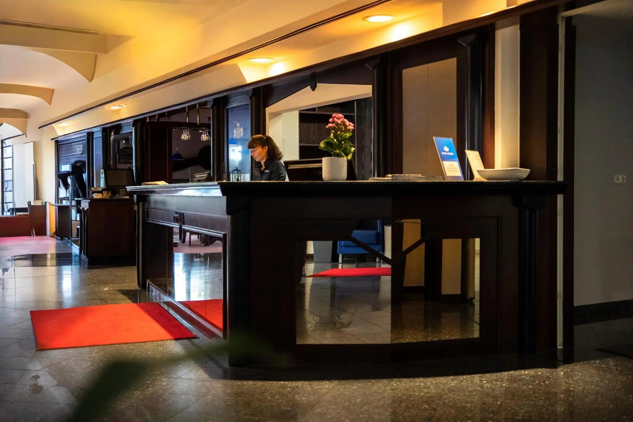 Lobby or reception in Hotel Bavaria Brehna