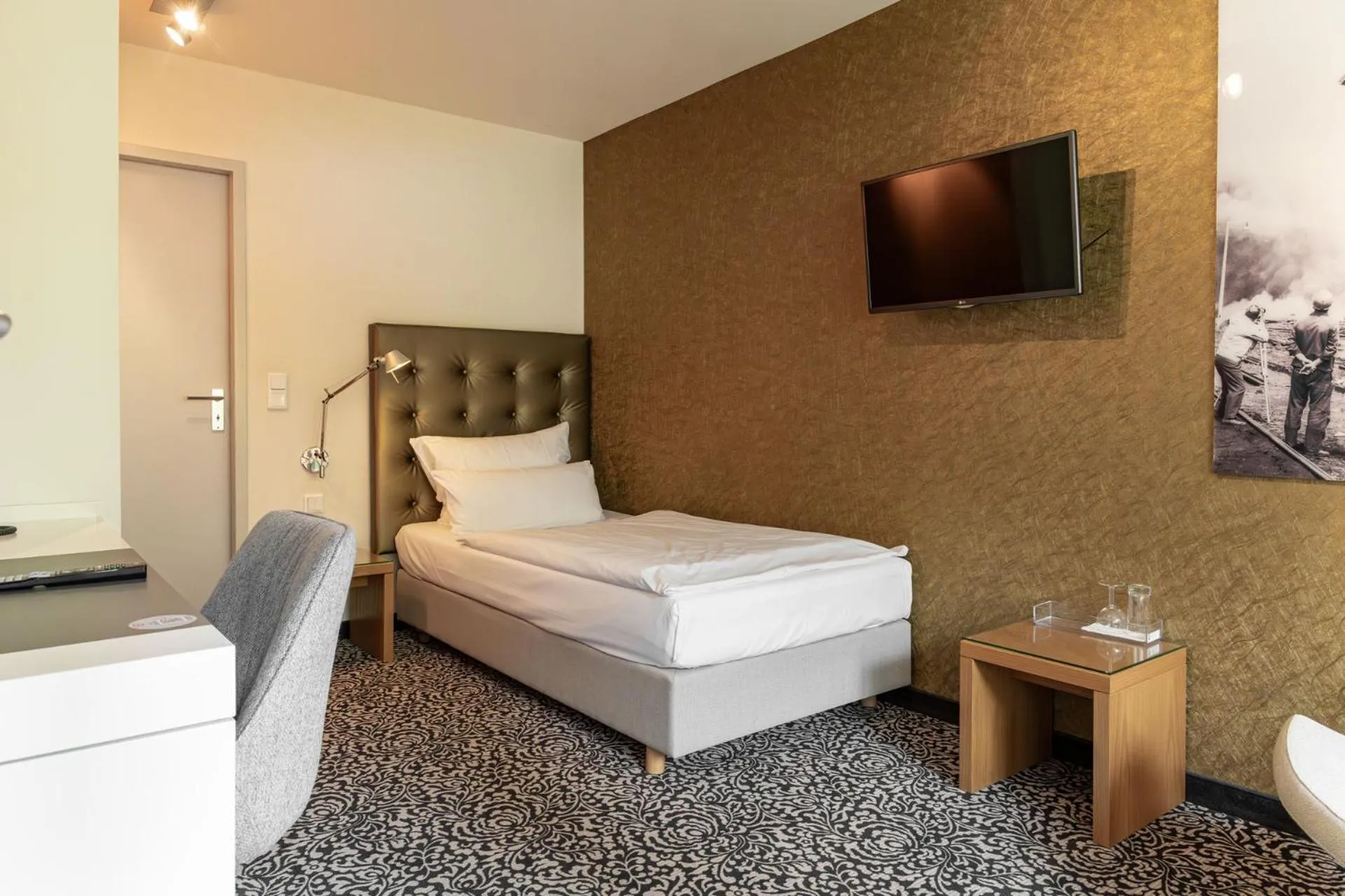 Bed in Hotel An der Gruga