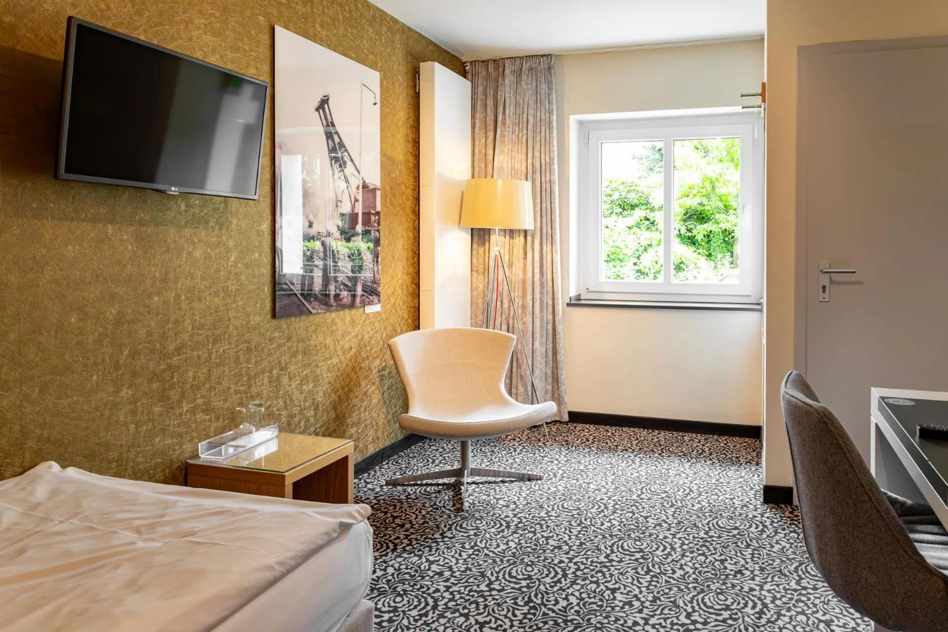 Bed in Hotel An der Gruga