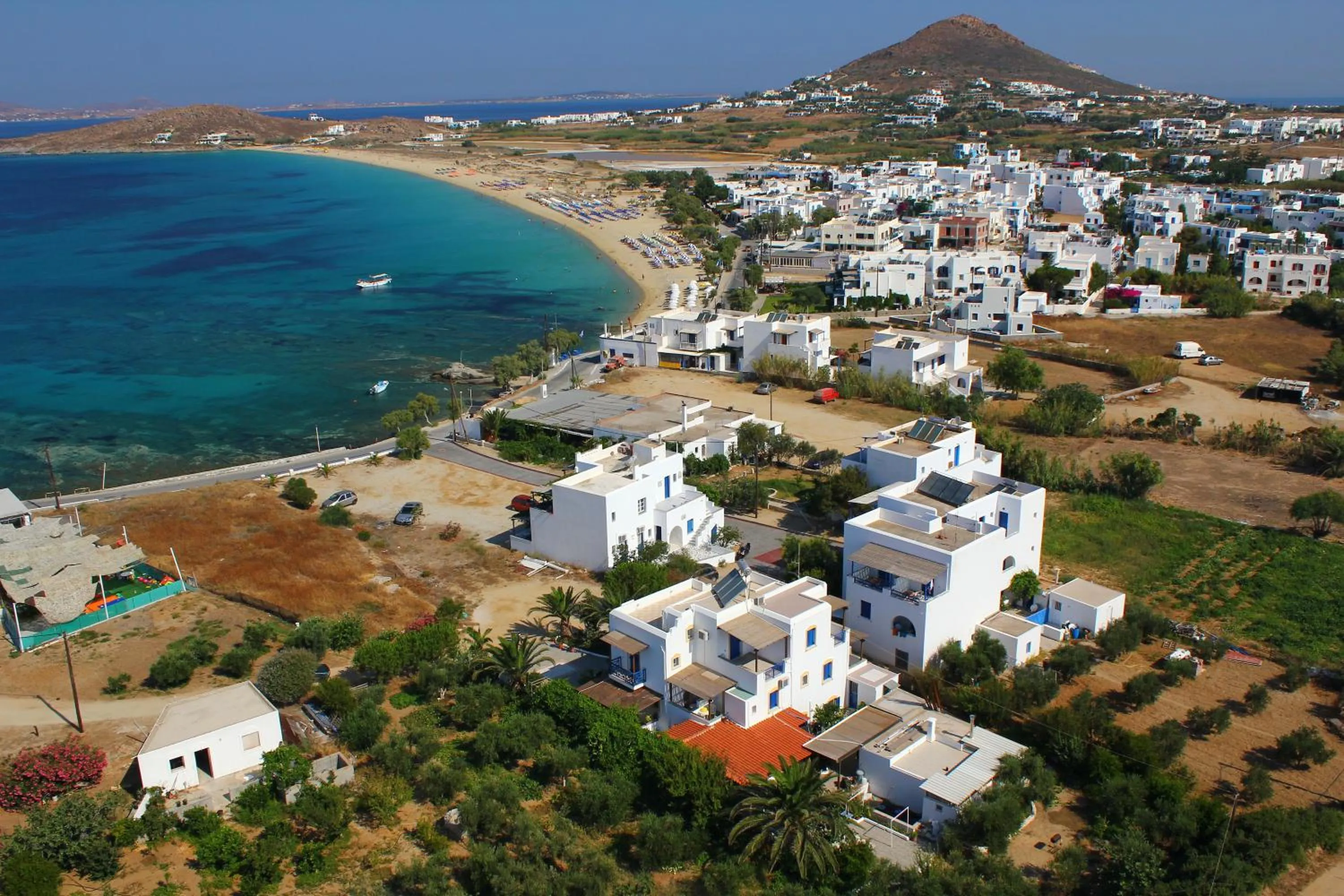 Bird's eye view in Sunset