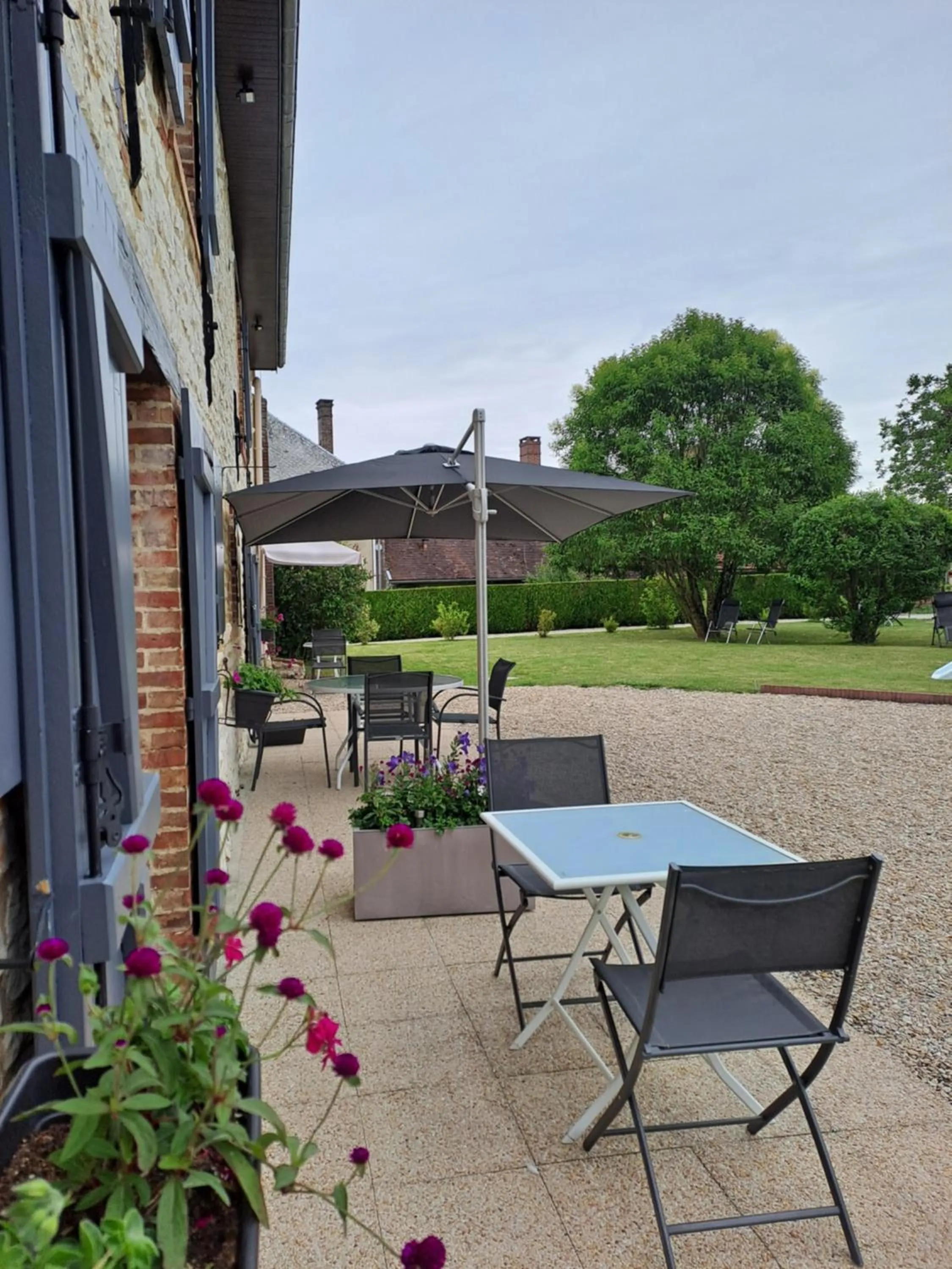 Patio in Chambres d'hôtes Le Clos Poli