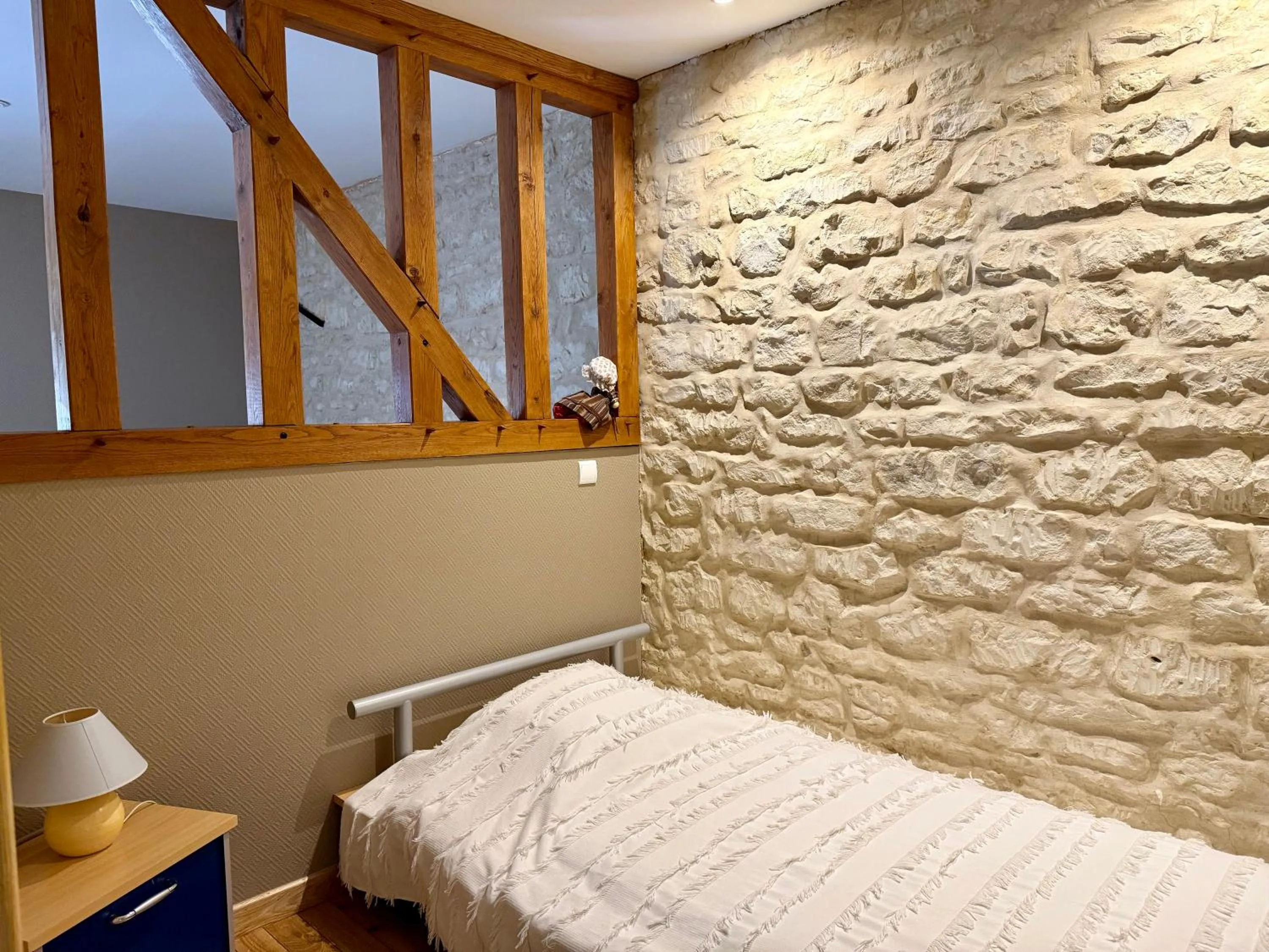 Bed in Chambres d'hôtes Le Clos Poli