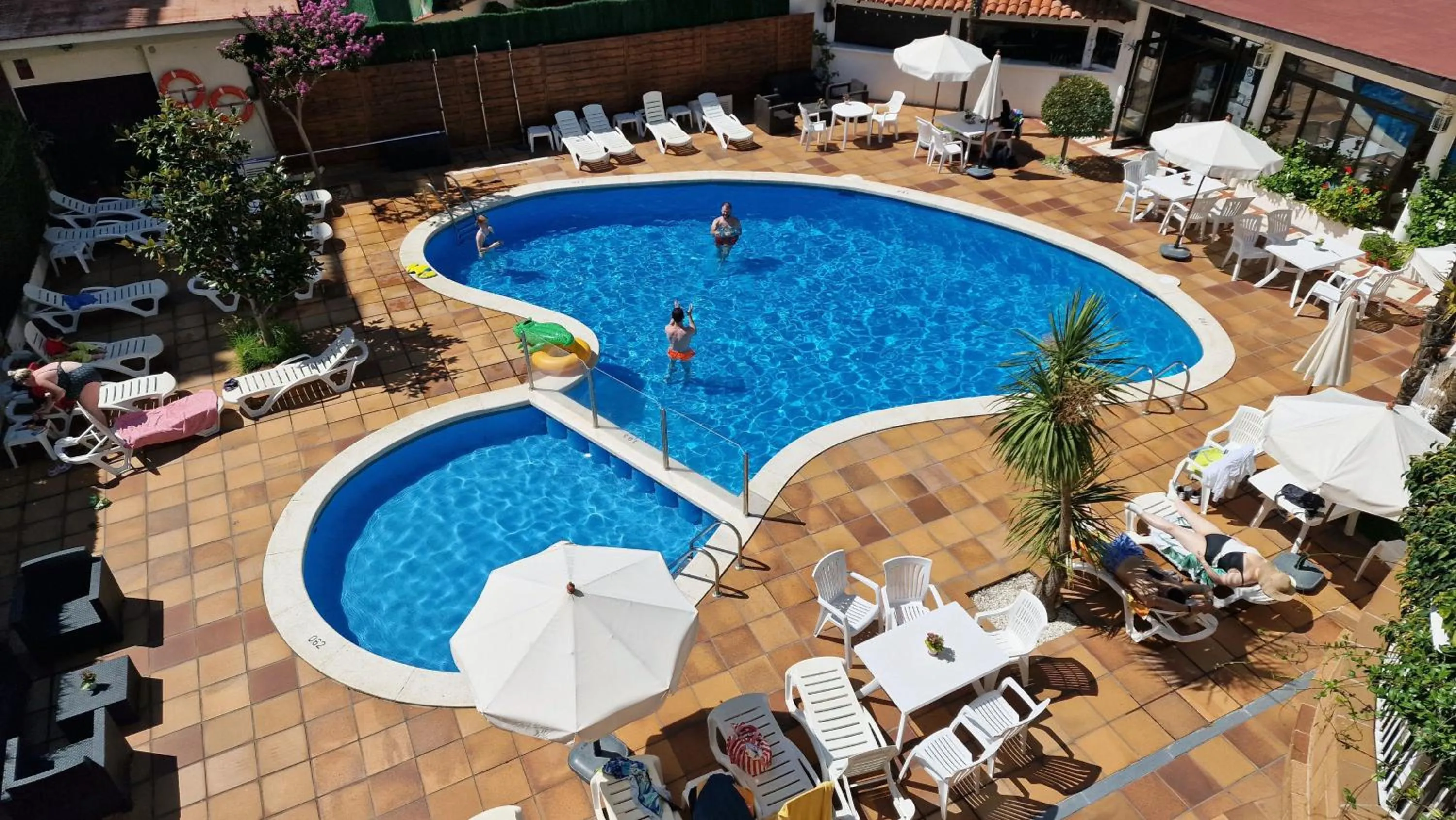 Swimming pool in Hotel Mireia