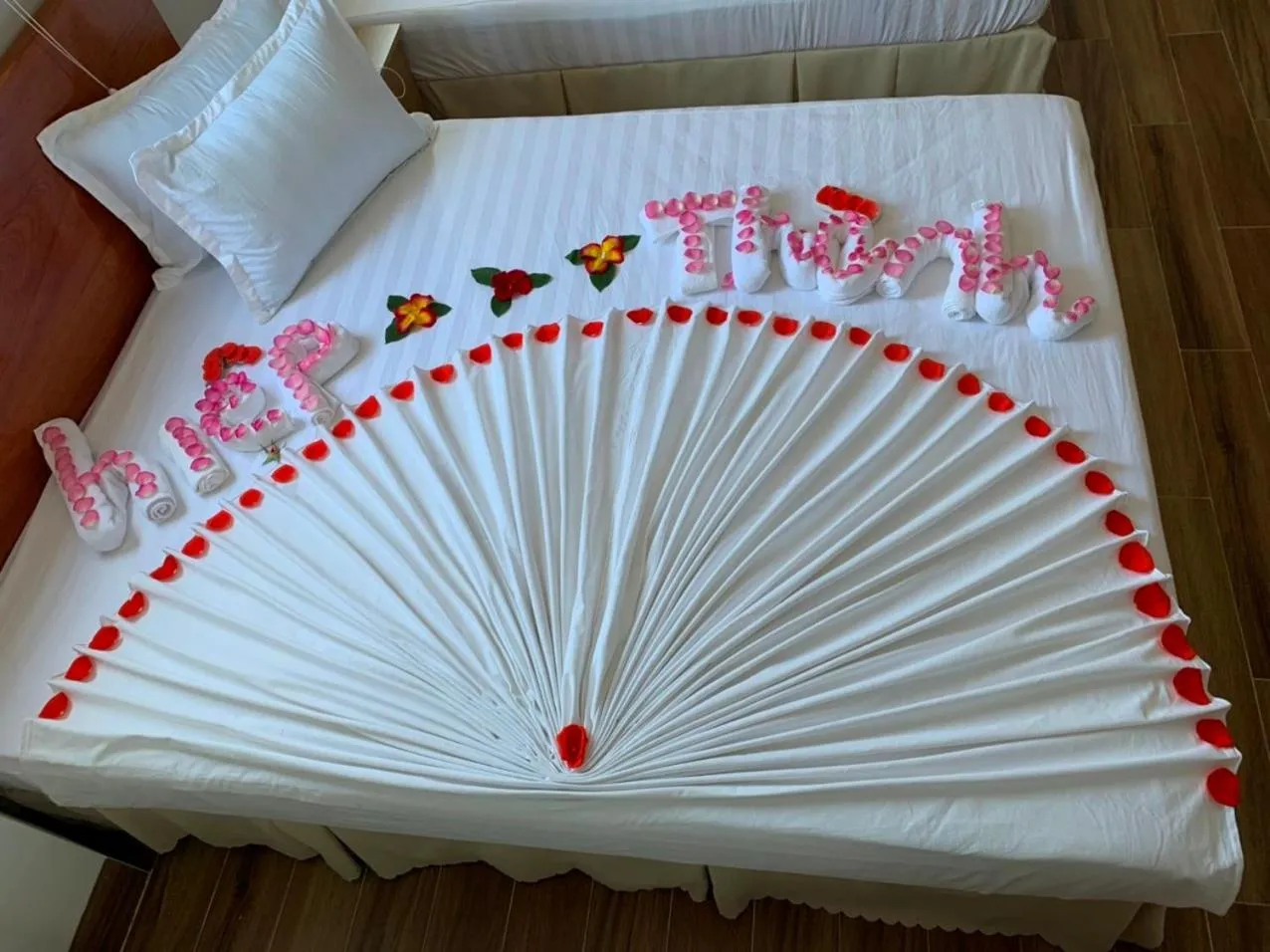 Bed in Hotel Hiệp Thành