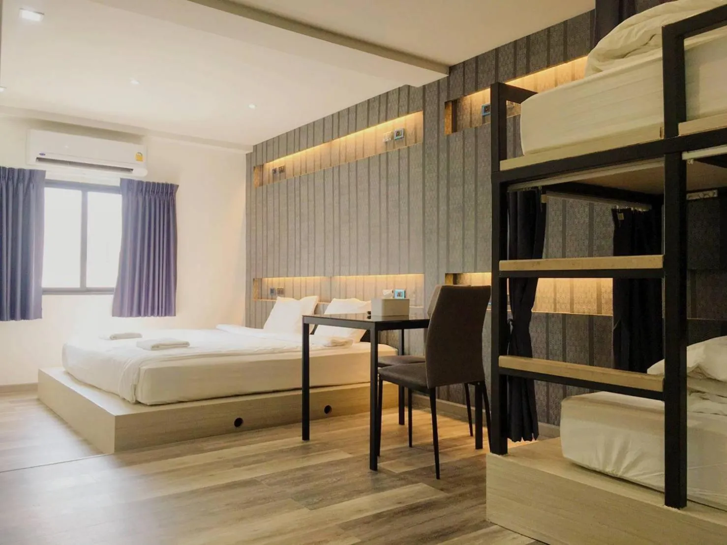 Bedroom, Bed in Baan Kun Mhor Hostel บ้านคุณหมอโฮสเทล