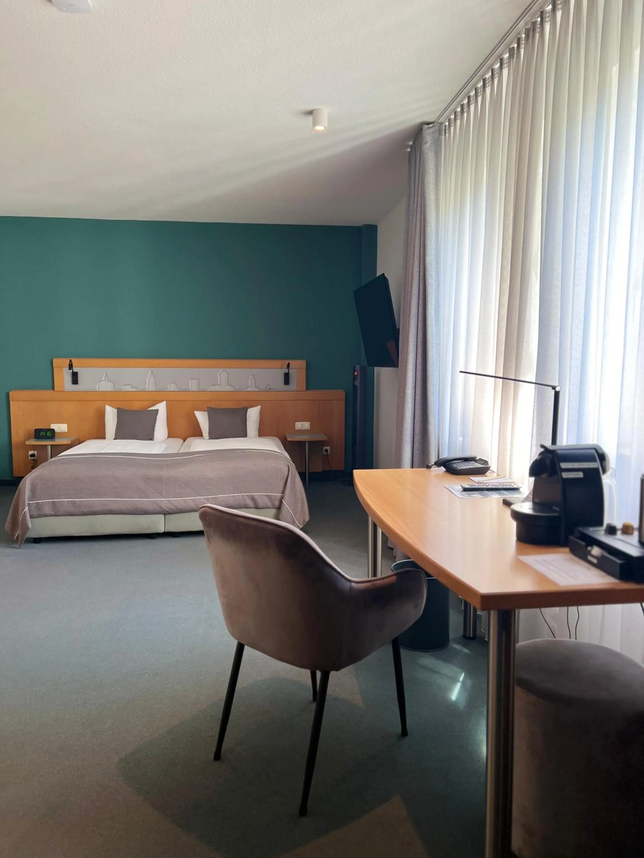 Photo of the whole room, Bed in Hotel Gewürzmühle