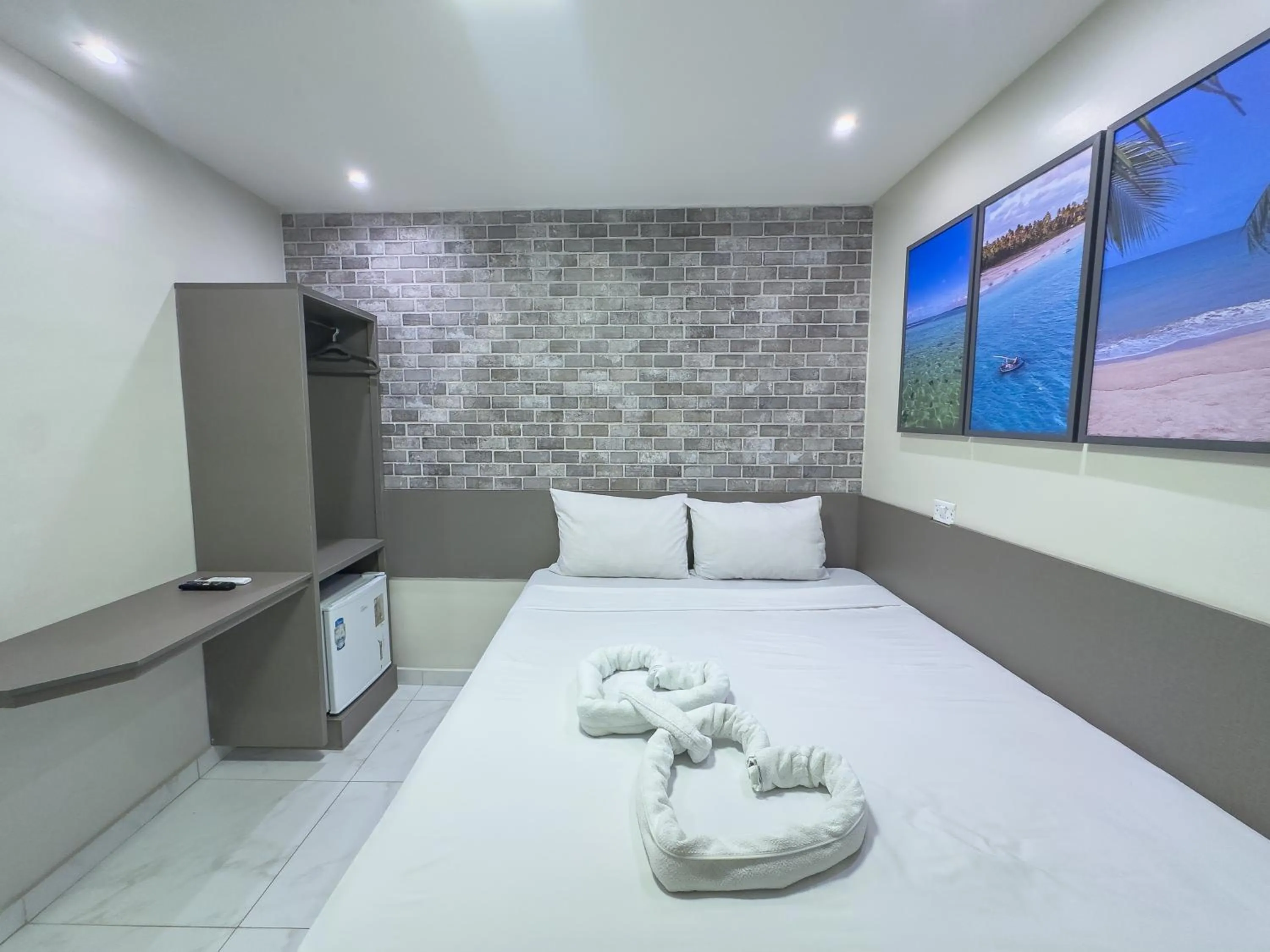 Bed in Pousada da Orla