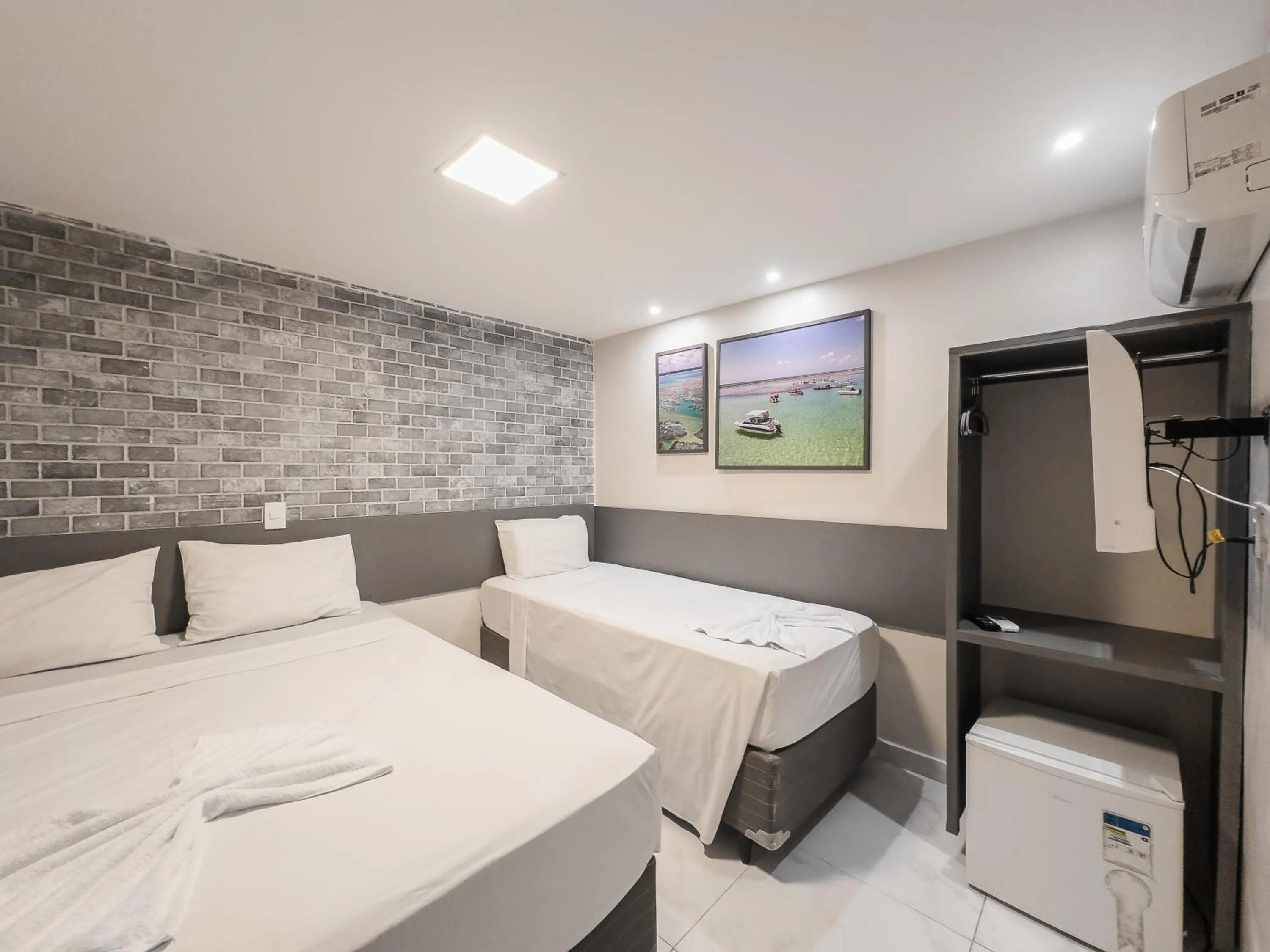 Bed in Pousada da Orla