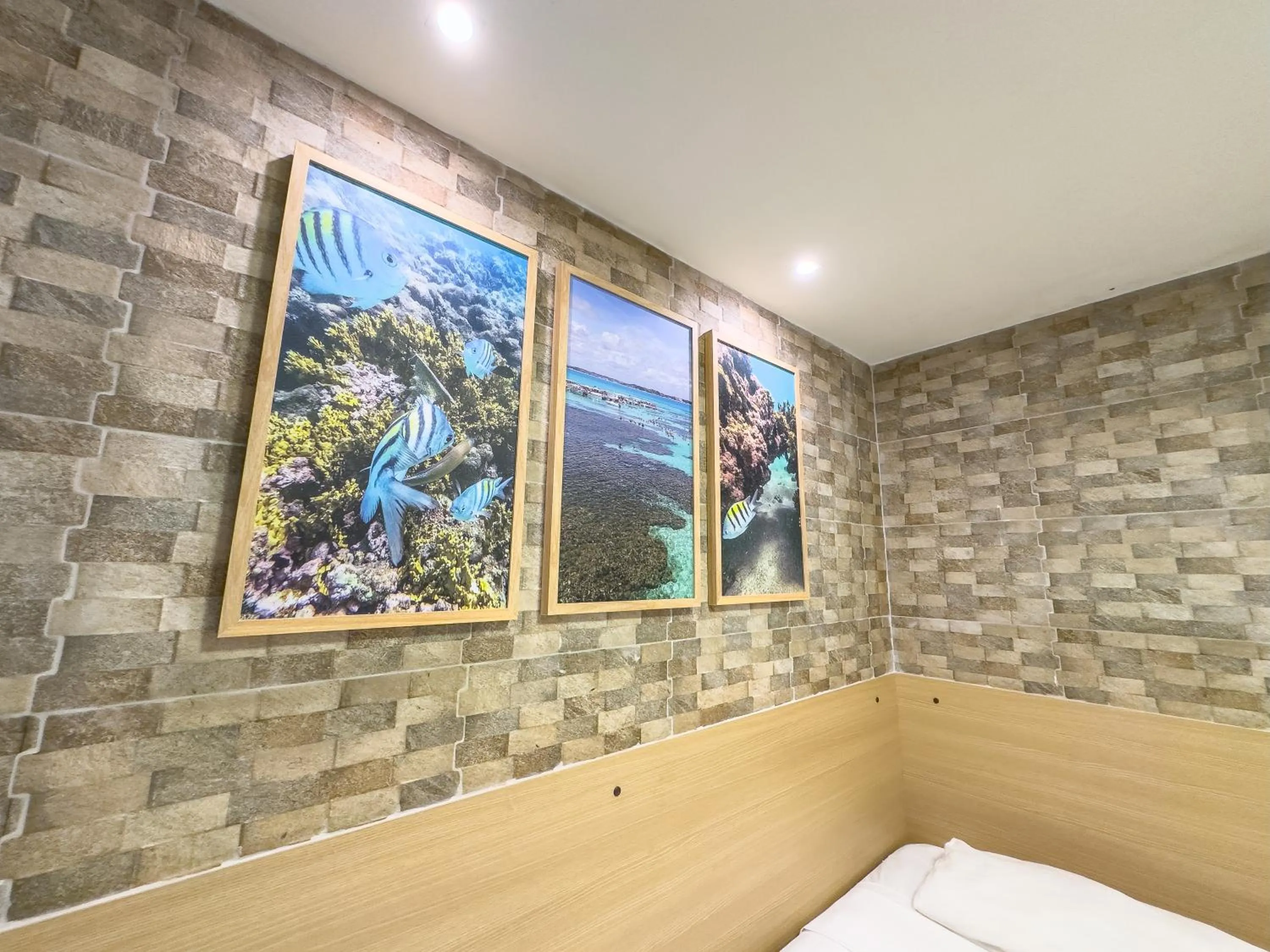 Bed in Pousada da Orla