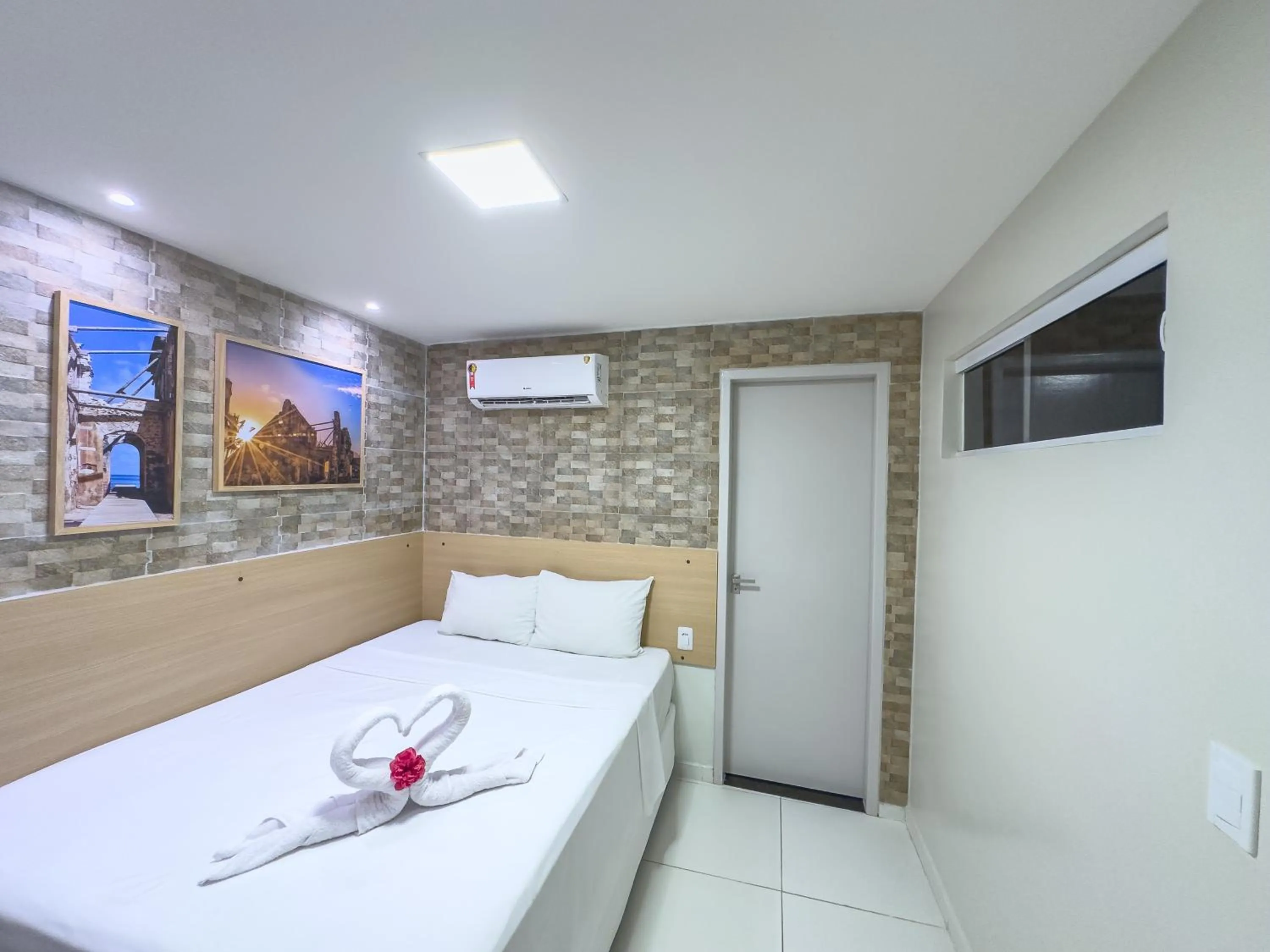 Bed in Pousada da Orla