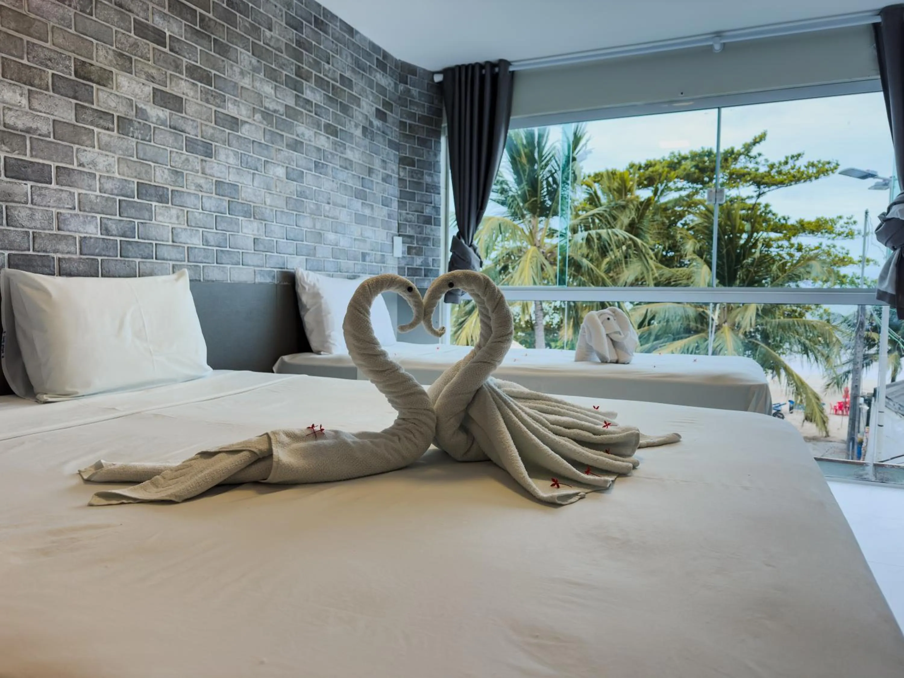 Bed in Pousada da Orla