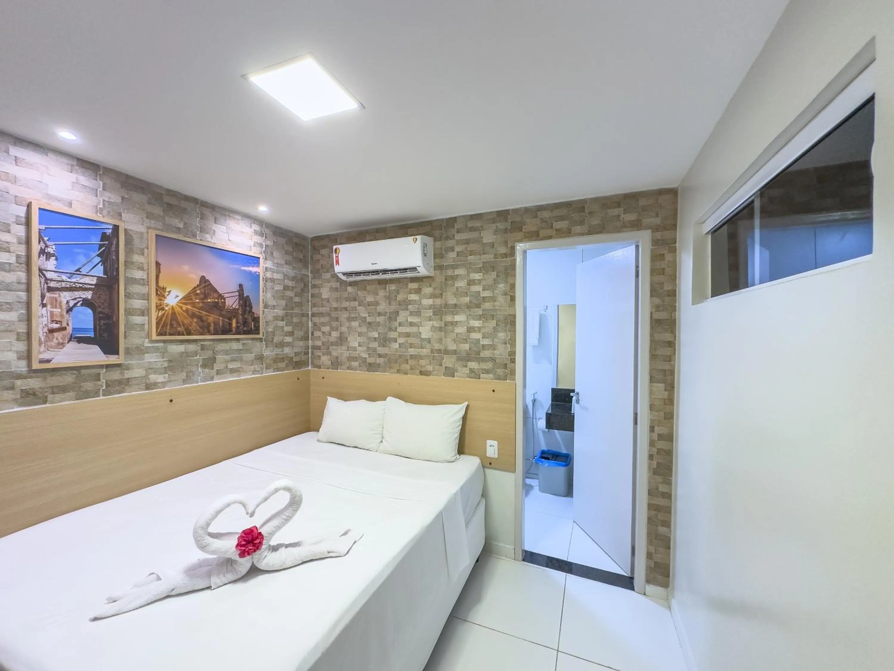 Bed in Pousada da Orla