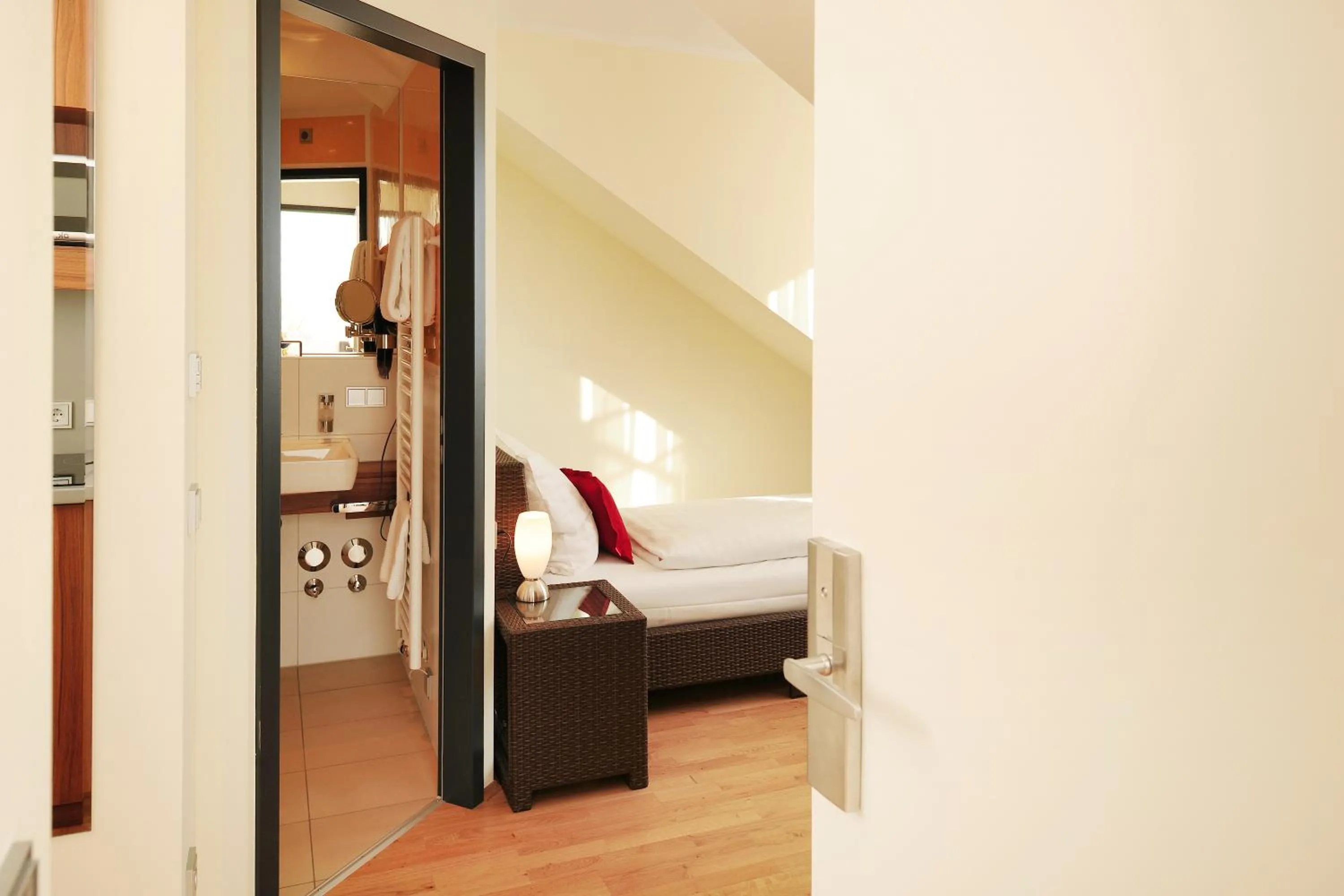 Bedroom, Bed in GuestHouse Mainz