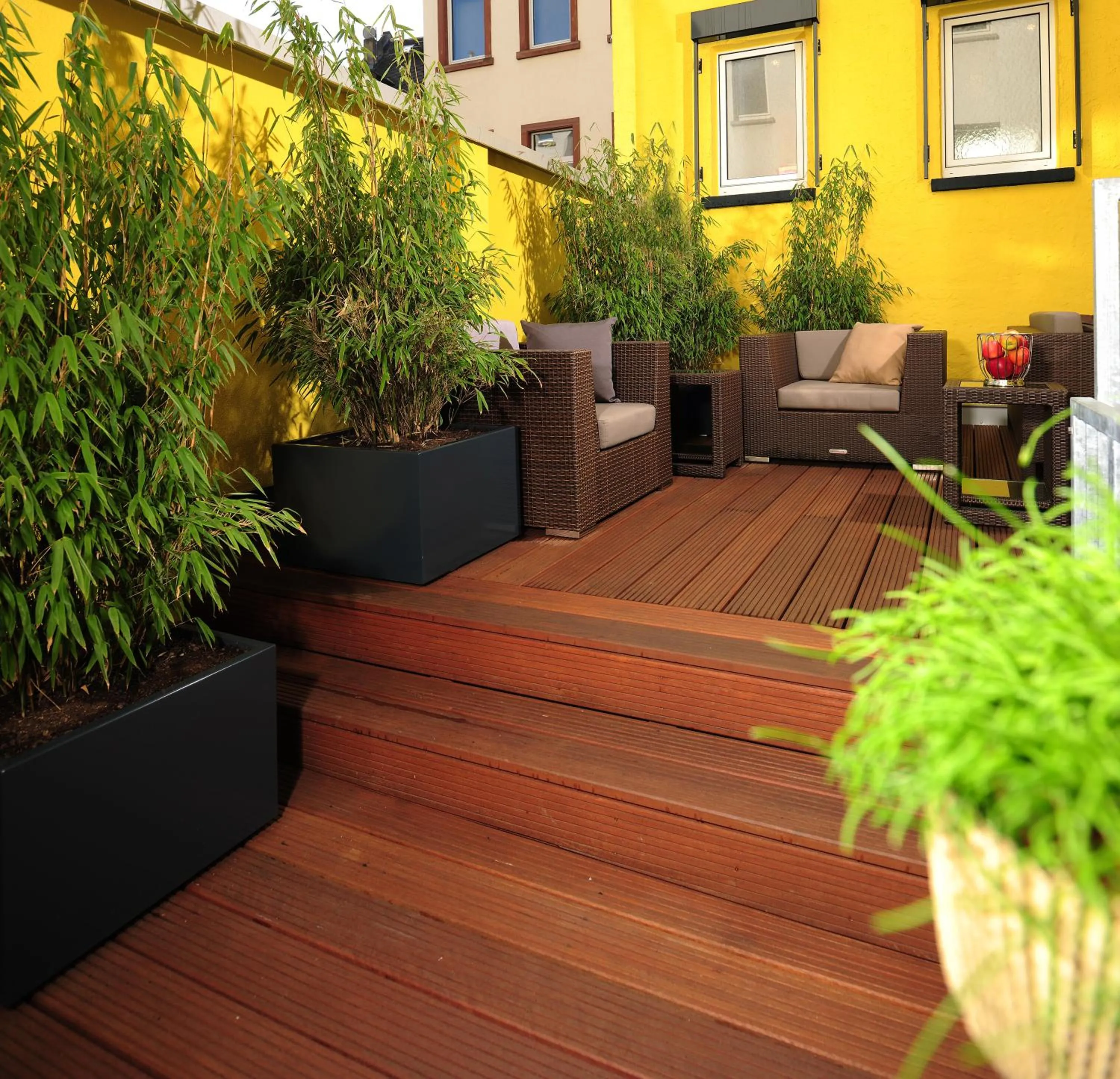 Balcony/Terrace in GuestHouse Mainz