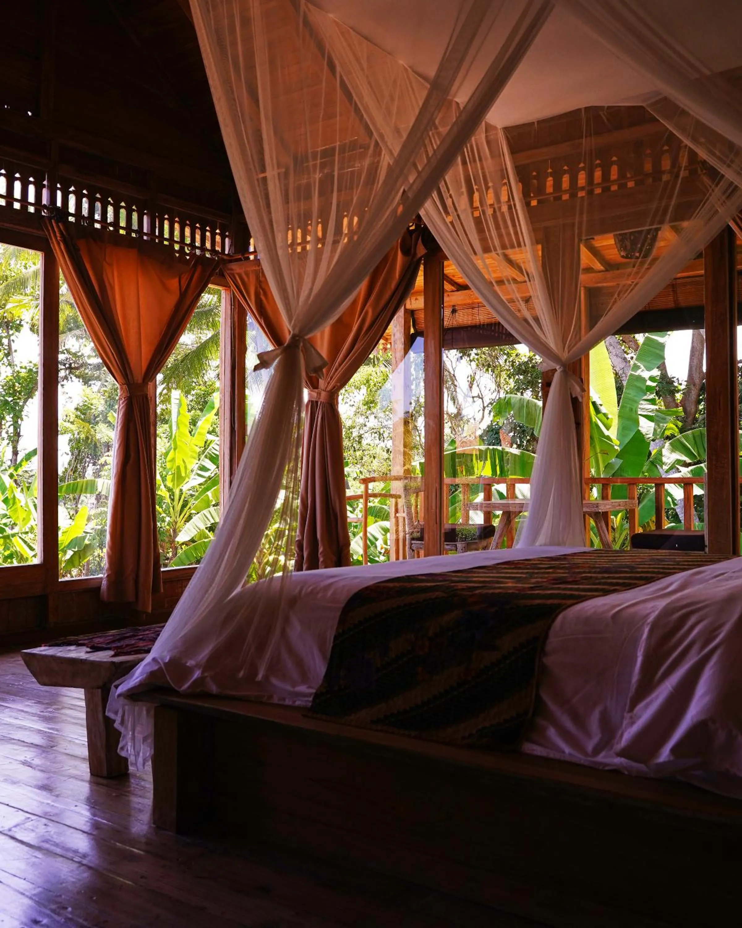 Bed in Kidem Ubud Villas
