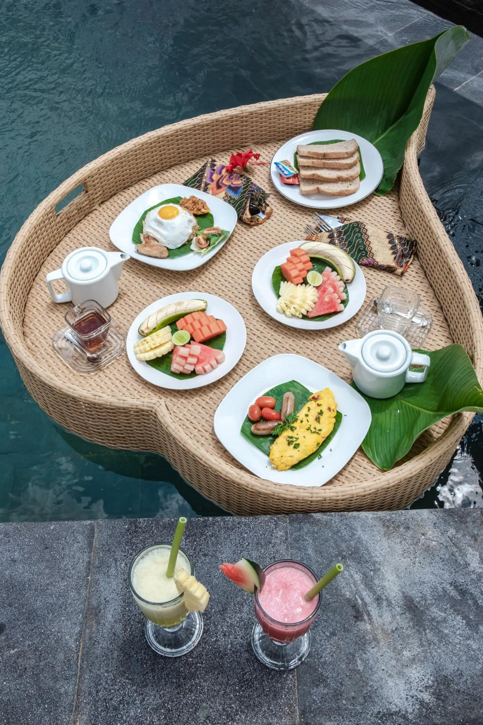 Breakfast in Kidem Ubud Villas