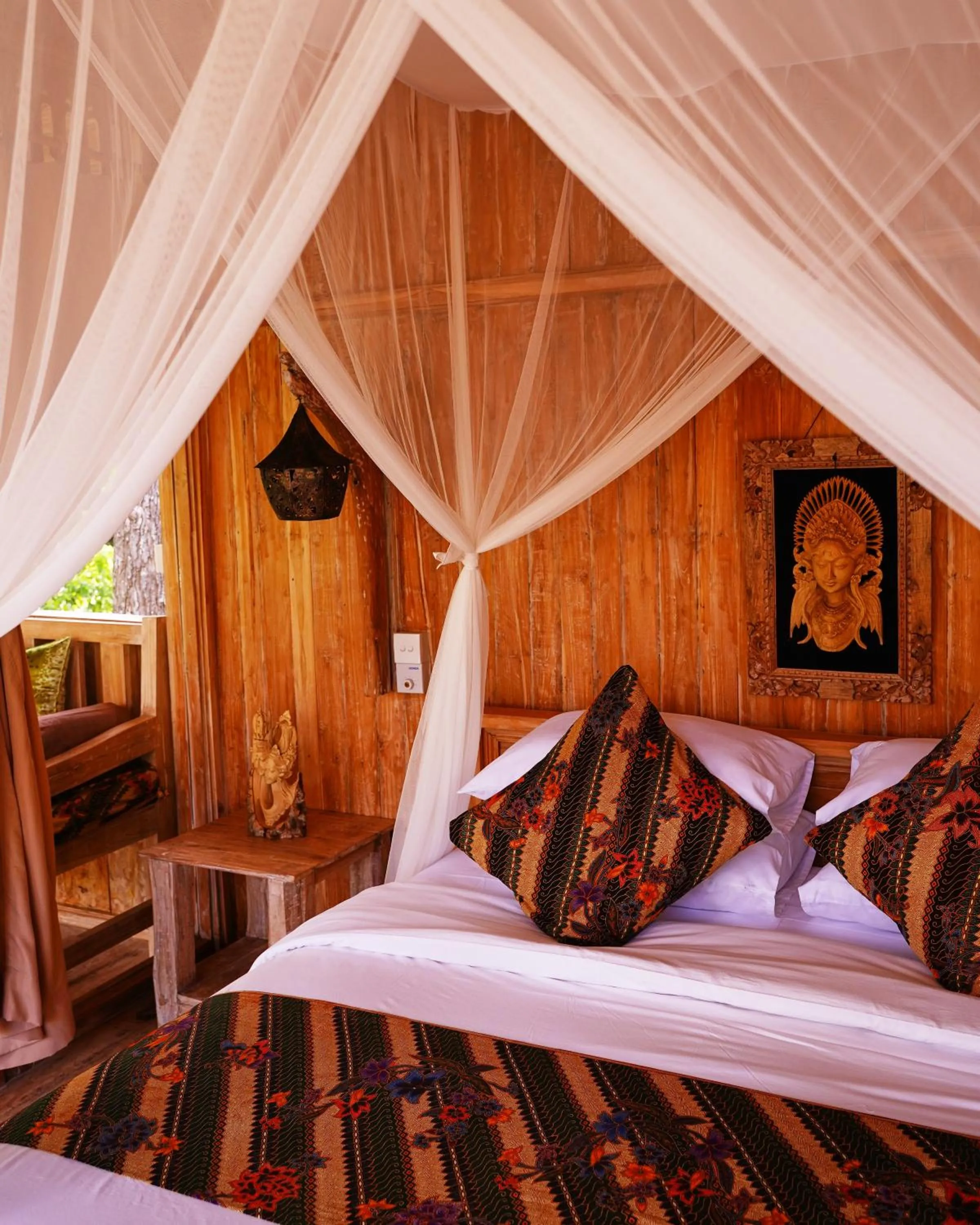 Bed in Kidem Ubud Villas