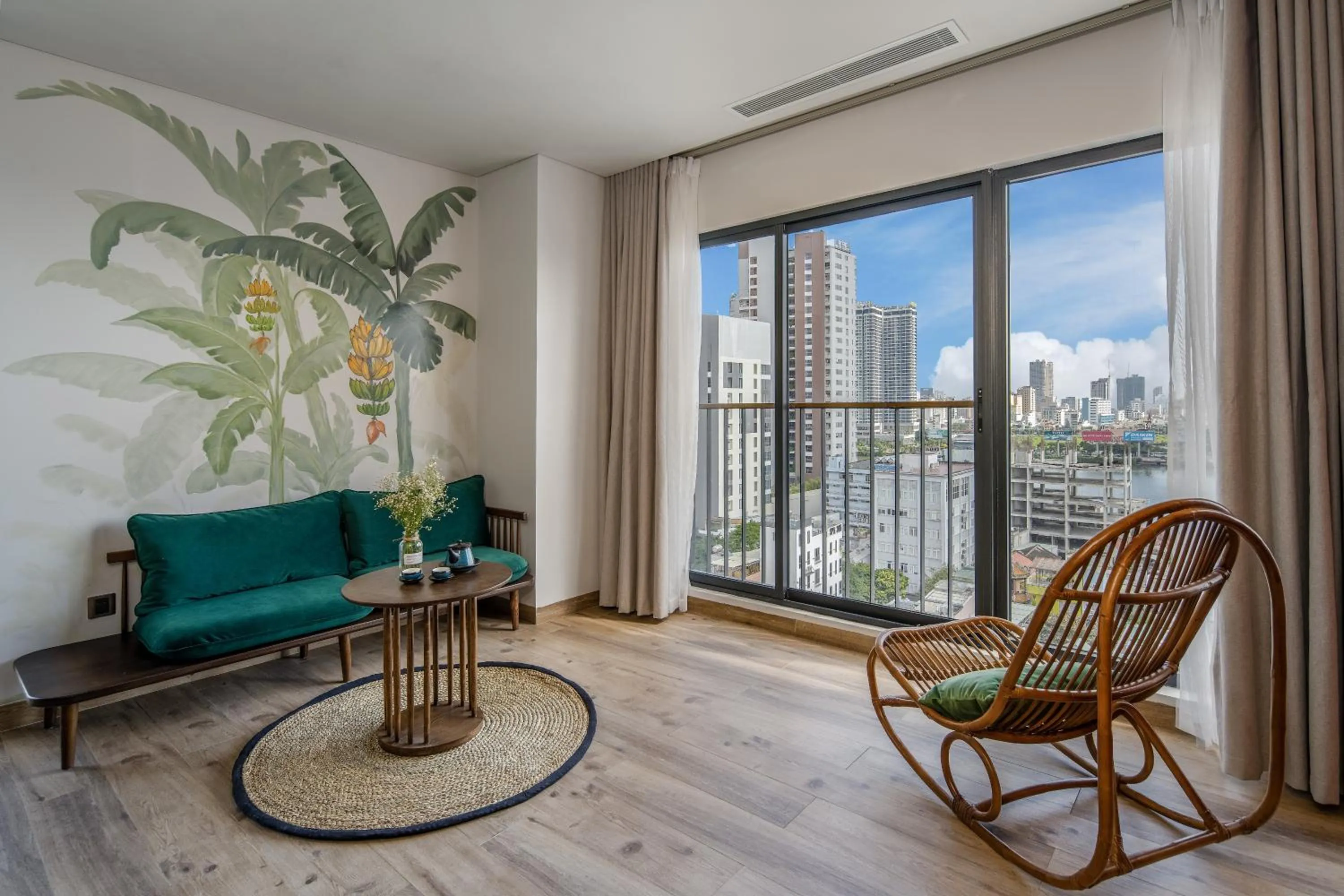 Living room in Seahorse Tropical Da Nang Hotel by Haviland