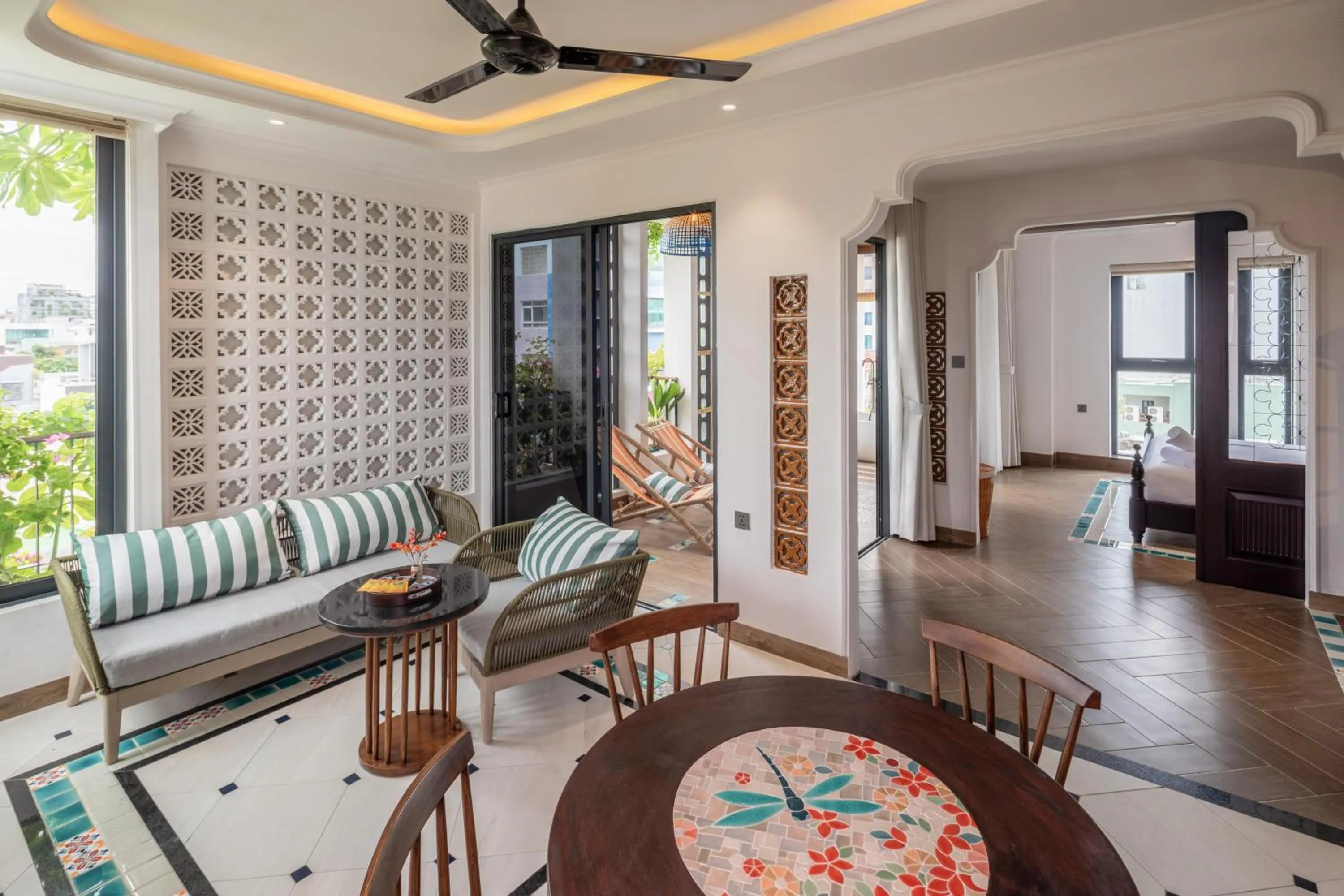 Seating area in Seahorse Tropical Da Nang Hotel by Haviland