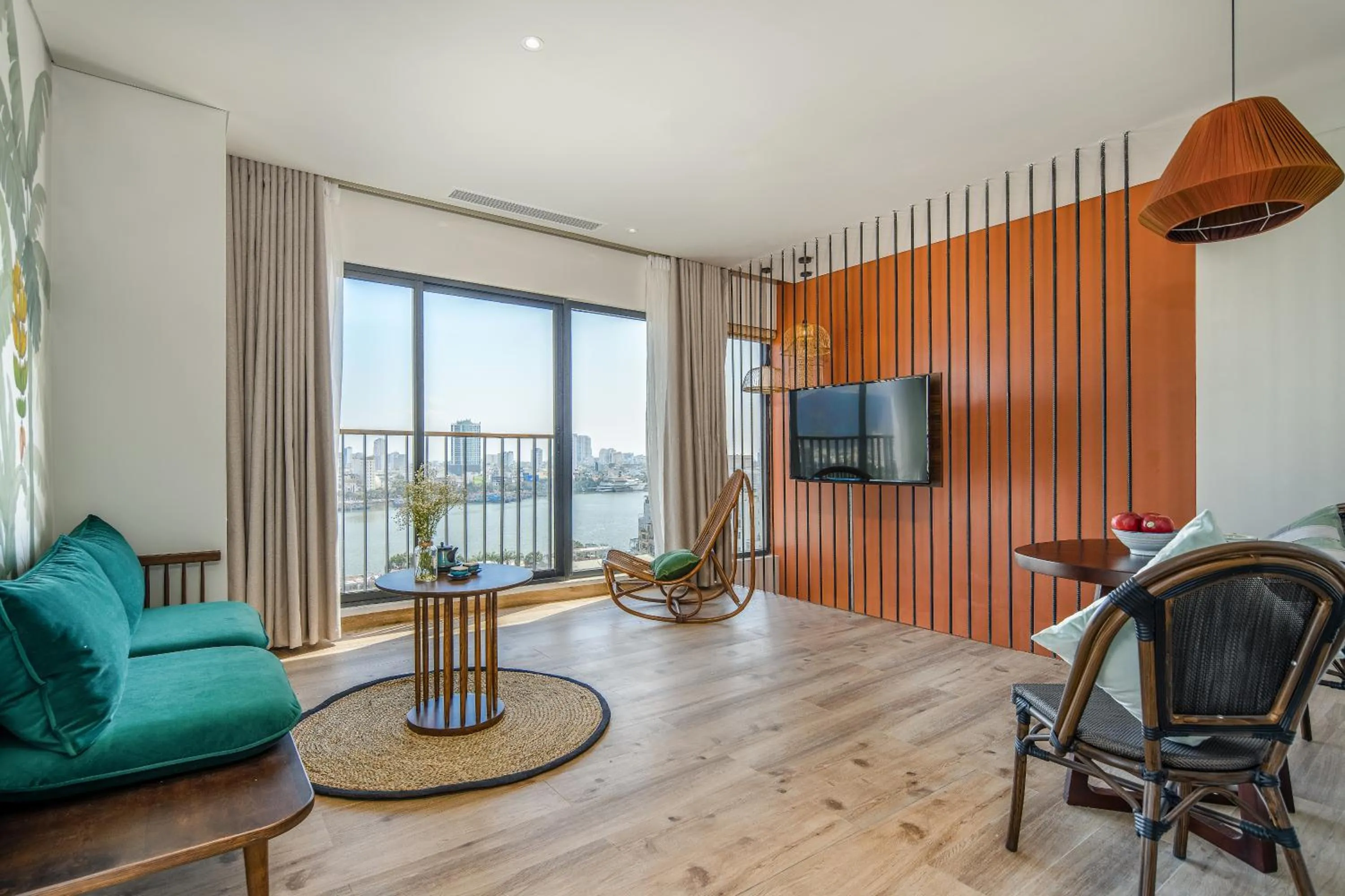 Living room in Seahorse Tropical Da Nang Hotel by Haviland