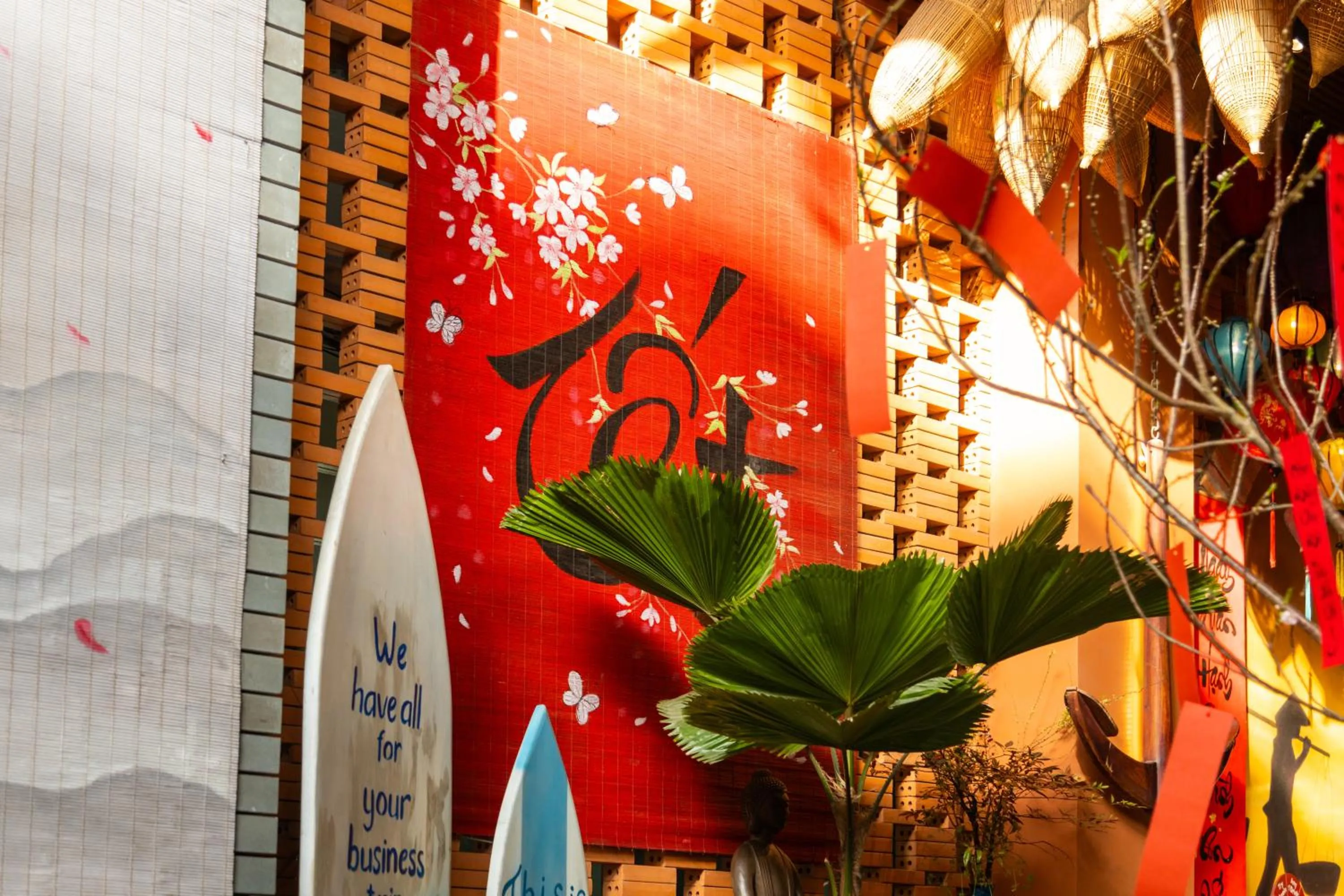 Decorative detail in Seahorse Tropical Da Nang Hotel by Haviland