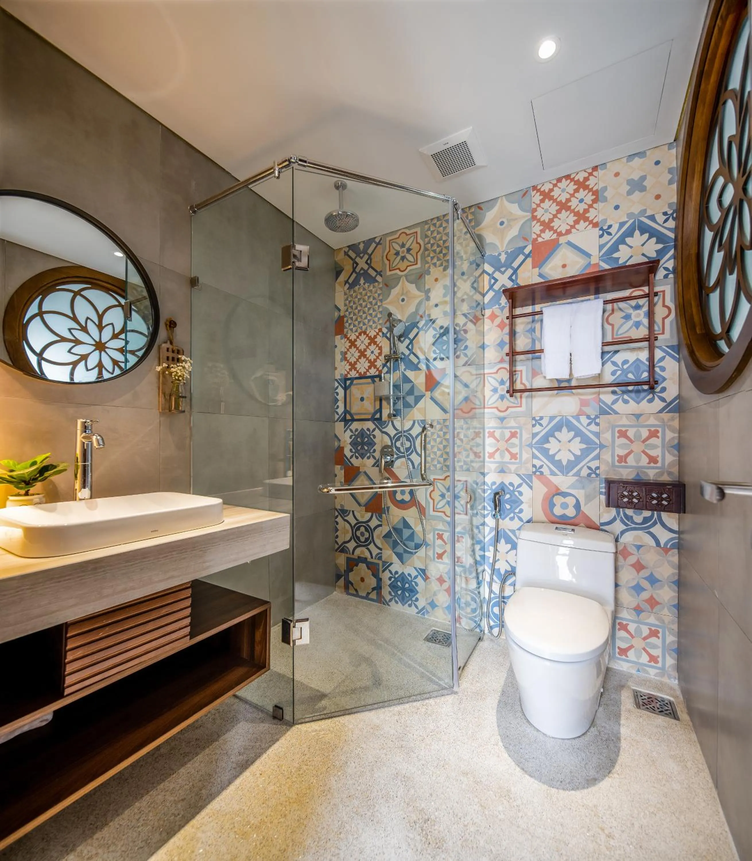 Shower in Seahorse Tropical Da Nang Hotel by Haviland