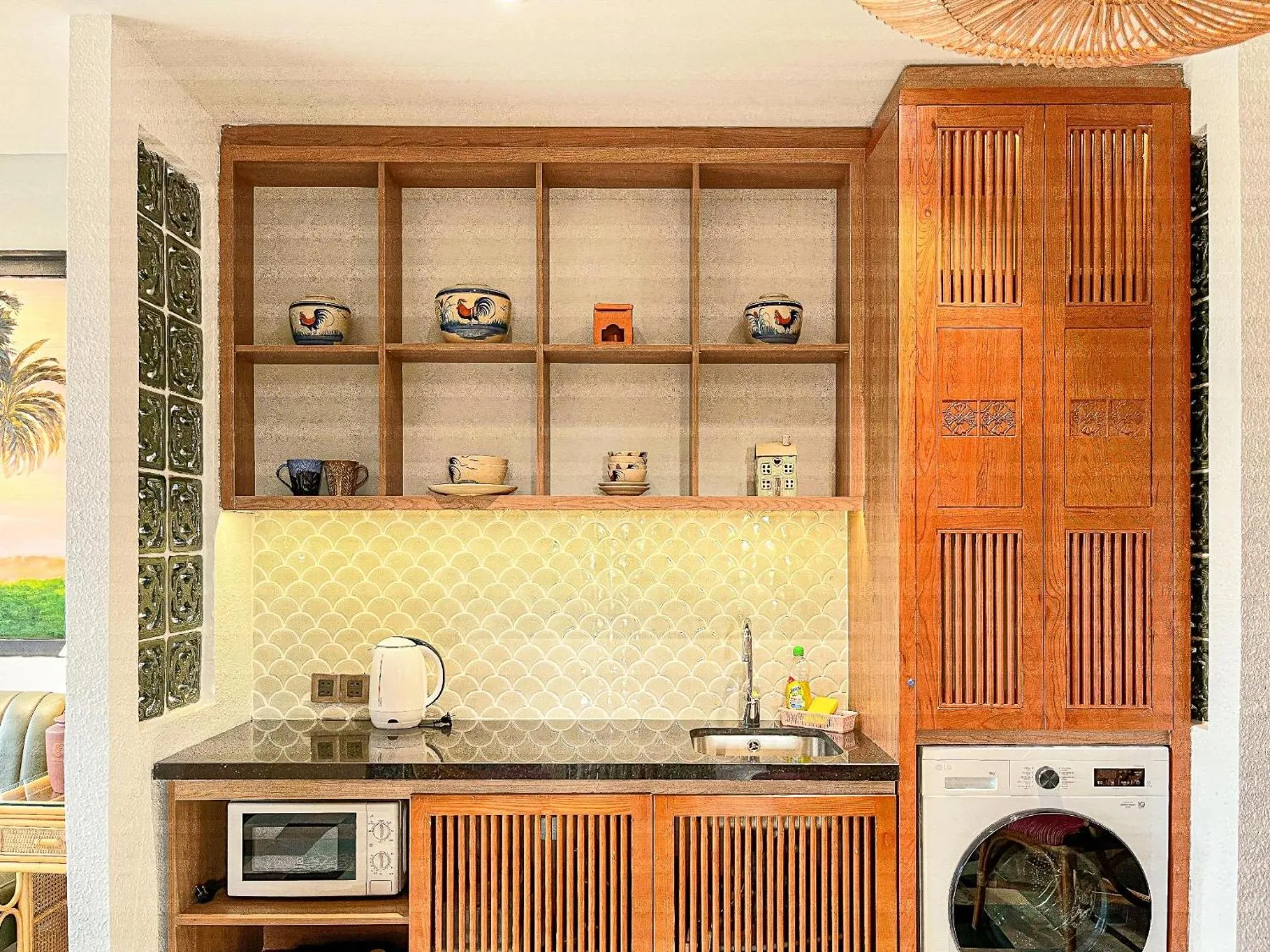 Kitchen or kitchenette in Seahorse Tropical Da Nang Hotel by Haviland