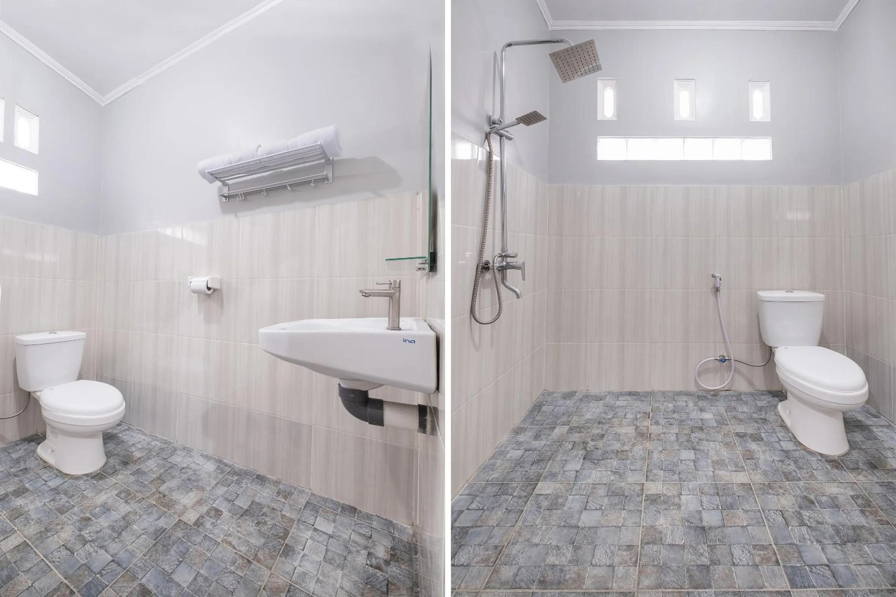 Bathroom in Hotel O Nareswari Guest House Syariah