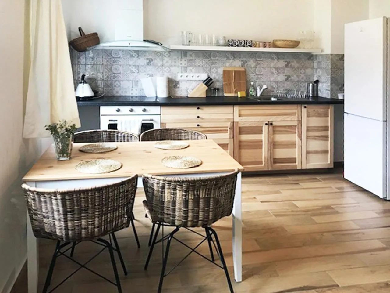 Kitchen or kitchenette in Penzion Kvilda - Luční