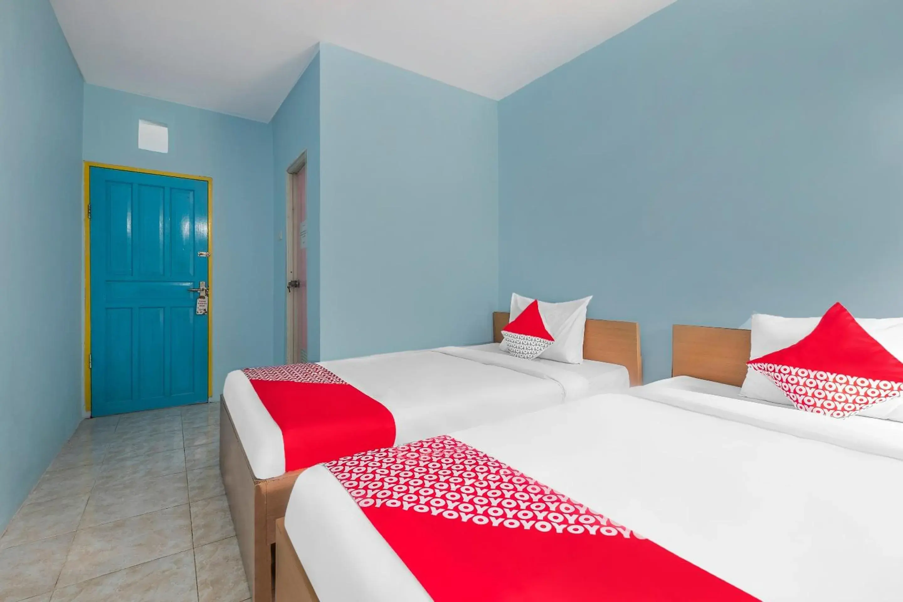 Delxue Twin Room in Hotel O RF Homestay Delxue Twin Room in Hotel O RF Homestay