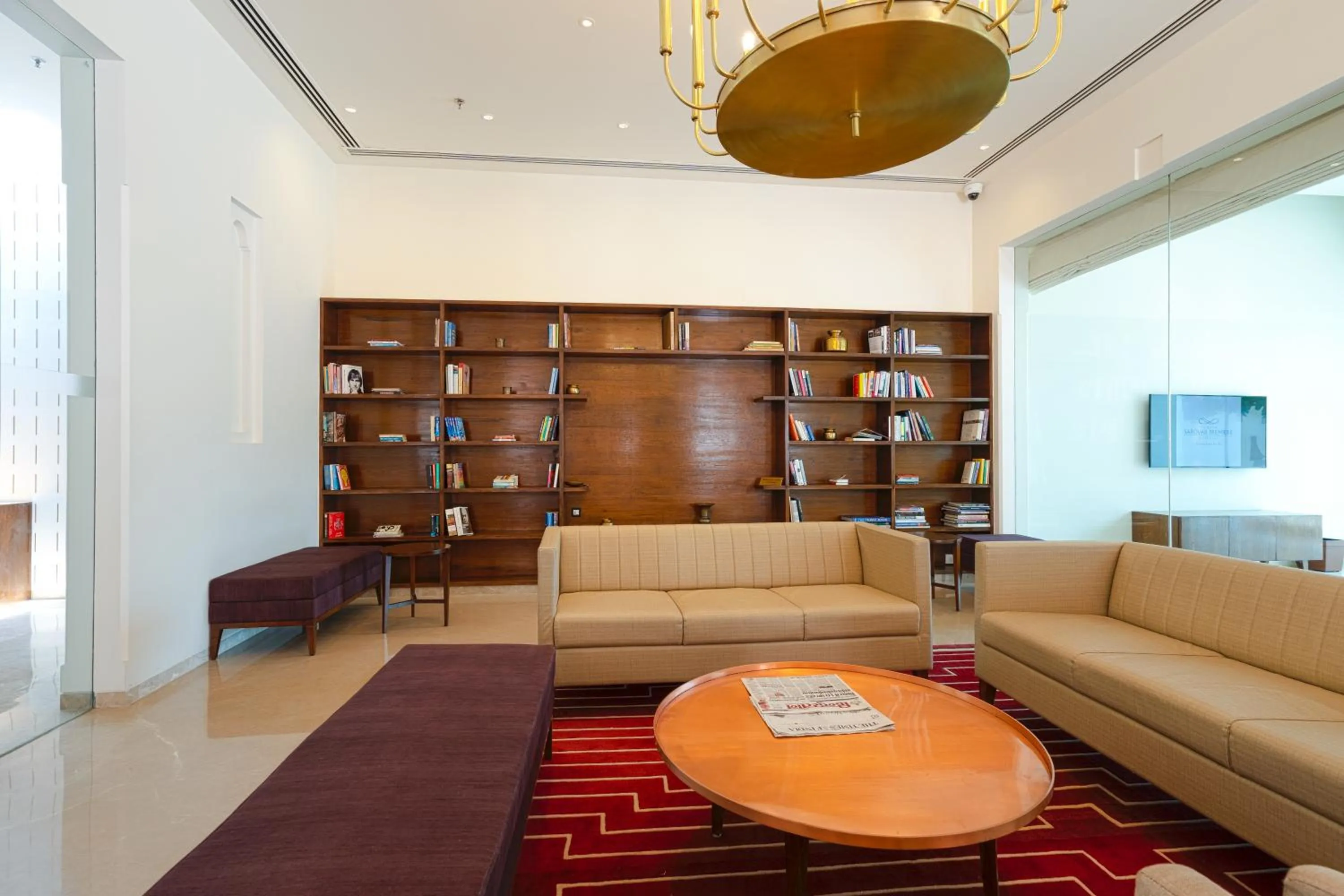 Library in Marasa Sarovar Premiere, Bodhgaya