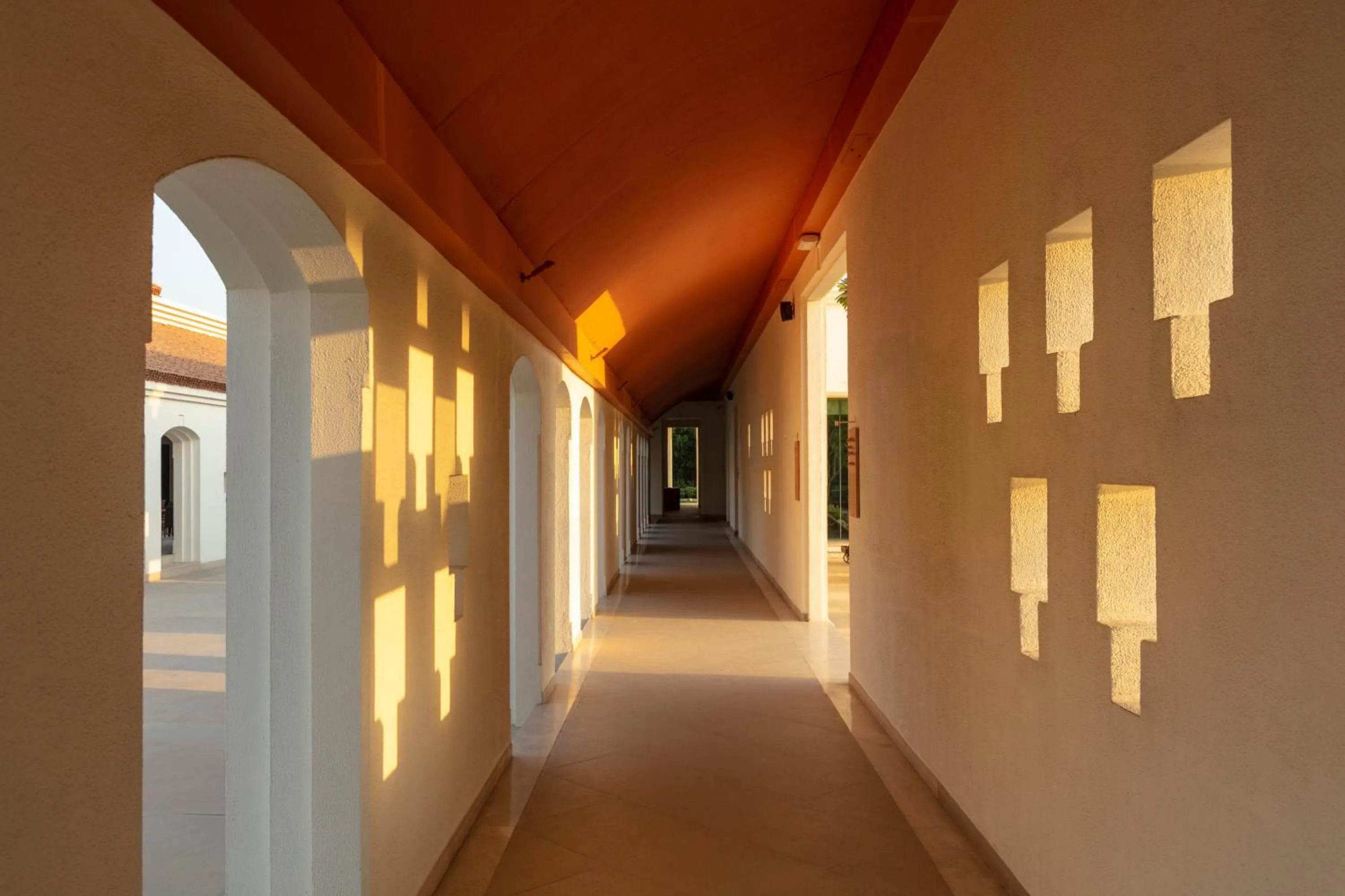 Inner courtyard view in Marasa Sarovar Premiere, Bodhgaya
