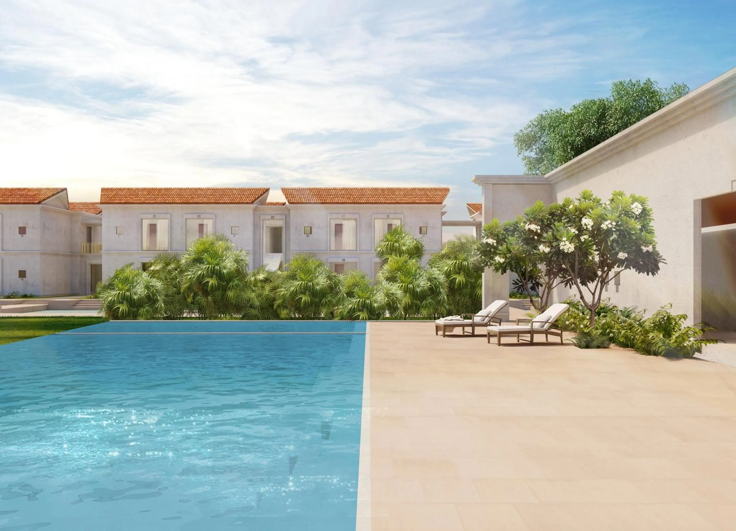 Swimming pool in Marasa Sarovar Premiere, Bodhgaya