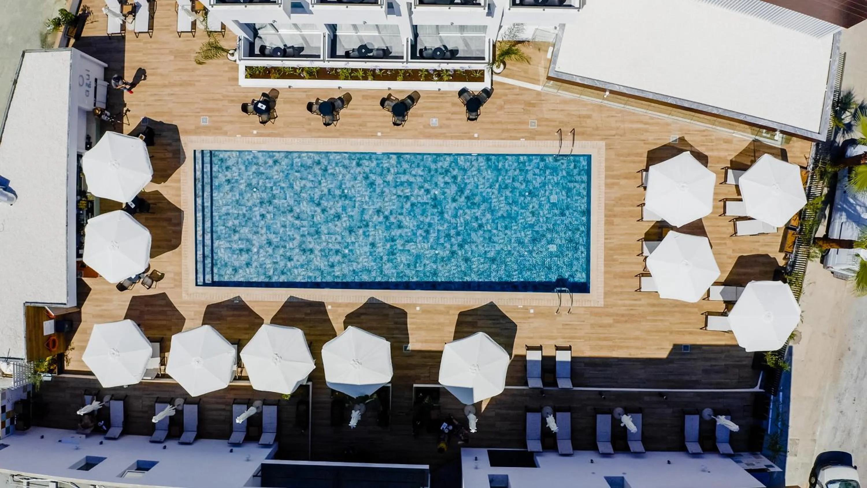 Pool view in Cosmo Napa Boutique Hotel